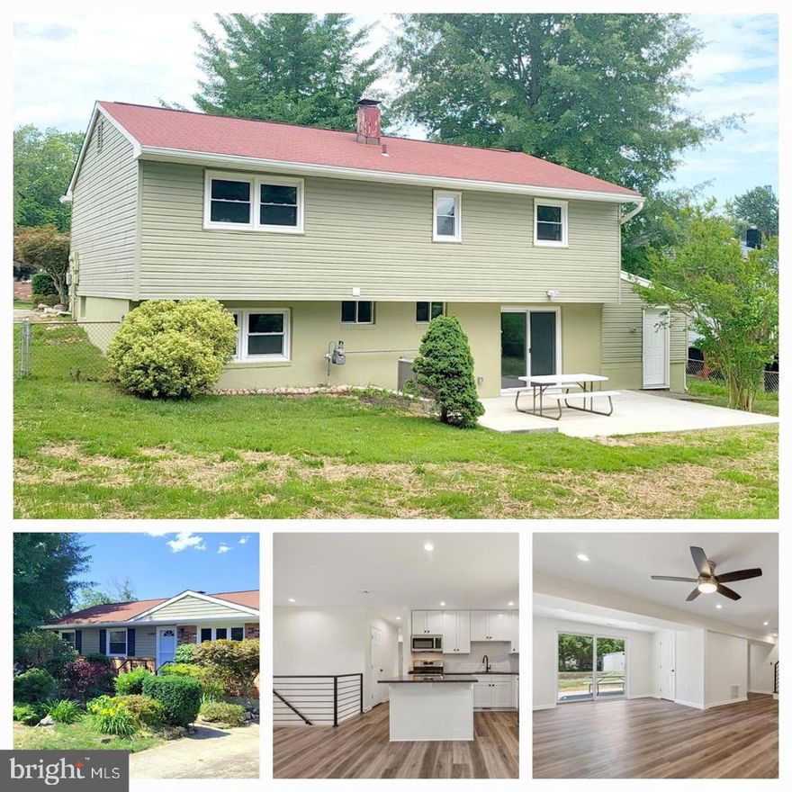 Beautiful, Bright, and Spacious 2 Level Single Home! Fully renovated. Light-filled 4 bedrooms, 2 full baths, and 1 bonus room that could be used as the 5th bedroom or office space. Bump-out room in the rear features the perfect space for extra storage. New Waterproof Luxury Vinyl floors throughout all levels. New Spacious kitchen with SS appliances and huge open living room. New Bathrooms. New ceiling fans for all bedrooms, living room and family room. Finished basement with huge recreation room with full bath. All remodeling basement area with new insulation. New electric panel, wires, switches, outlets and smoke detector. New HVAC and Water Heater. New sump pump. New concrete patio. New metal rails. New grass. Fenced backyard. Close to Potomac Mills, Stonebridge, I95 and Route 1. A must see home!