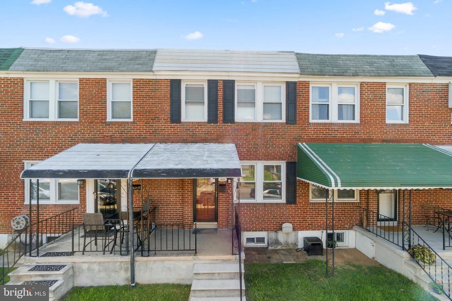 Welcome to Medfield! 2 bedroom, 1.5 baths porchfront townhouse. Hardwoods on main level, open concept with living room, dining room, and open kitchen that has access to back deck and fenced in yard. Finished basement gives extra living area , half bath, and washer and dryer. Located at the end of the block, parking is plentiful as there is a church and many spaces to park on the corner. Location is excellent for access to 83, light rail, hospitals, universities, shopping and restaurants. Blue ribbon Elementary school, close distance to Hampdens shops and restaurants, light rail is close. Don't miss this rare rental opportunity