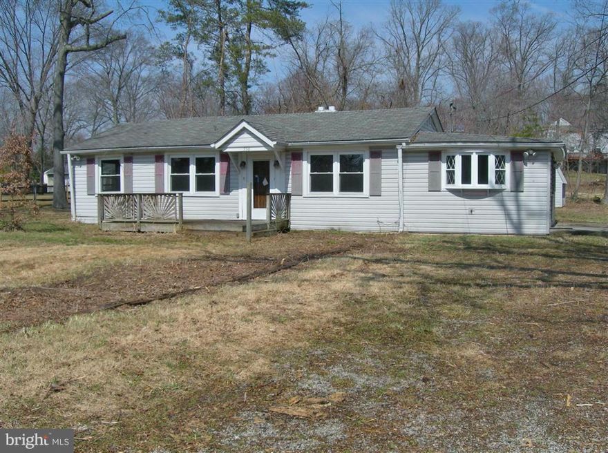 Cute rancher on .62 acres with shed in rear. Home offers 2 bedrooms and full bath. Sliders off dining room to rear yard. Kitchen has lots of cabinet space and separate laundry area. Nice size living room. Huge driveway !! Easy access to rt 100 or Ritchie Hwy. Please view documents uploaded on this MLS for contract details. Freddie Mac First Look good through 4/10/2015.