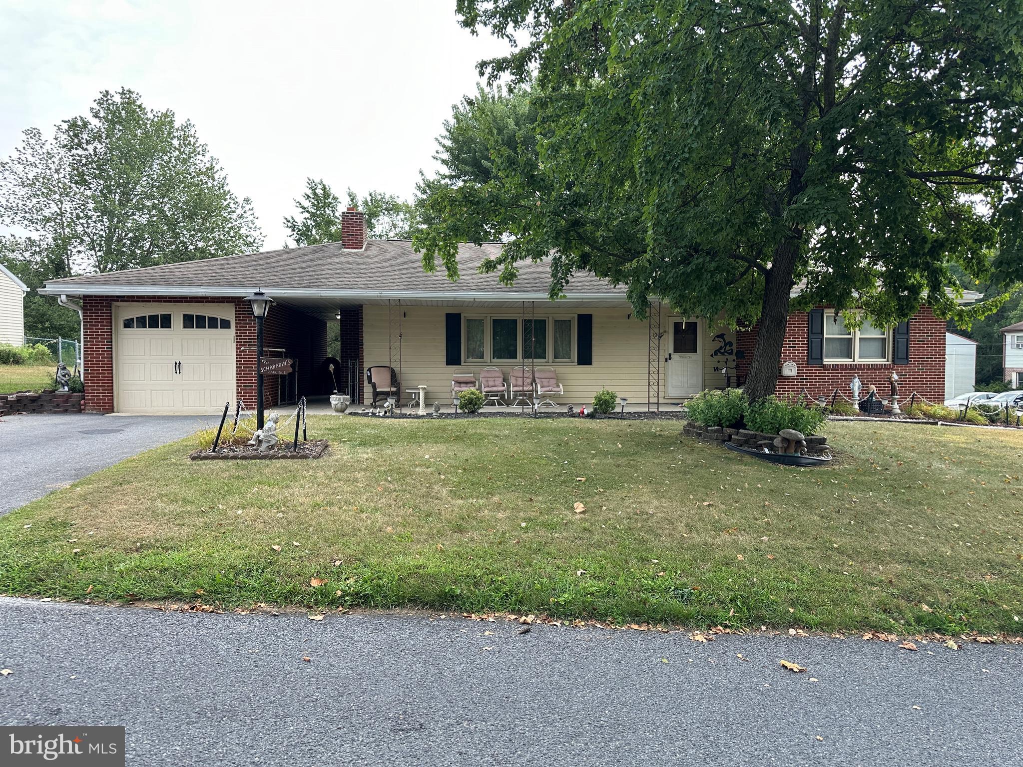 NICE RANCHER IN CARLISLE, PA! Welcome to this charming 3-bedroom, 1-bathroom ranch-style home situated in the desirable community of Carlisle. Enjoy a cozy family room, a bright kitchen, and a dedicated dining room—perfect for everyday living and hosting guests. A breezeway connects the home to a detached 1-car garage, adding both character and convenience. The full basement offers ample space for a workshop, storage, or future finishing options. Step outside to a spacious, fenced-in backyard with a shed—ideal for outdoor activities, gardening, or relaxing. Conveniently located just minutes away from downtown Carlisle! Don’t miss this wonderful opportunity to own a home with room to grow in a great location! This property will be offered at auction on Tuesday, September 16, 2025, at 3:00 PM. The List price in no way represents a minimum, starting, or acceptable bid.