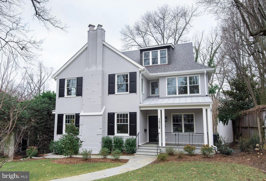 Open house Feb 24 2-4pm! Beautiful new home on a charming and quiet block in Wesley Heights. The home features a designer kitchen with a light-filled breakfast nook overlooking a spacious family room and flat backyard. The functional layout of the home spans across 4 levels with ample living spaces, expansive storage rooms, large lower level recreational room, and more. This is a classic home built right!