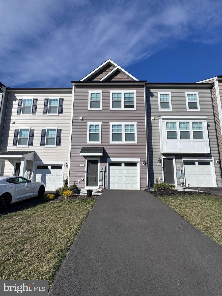 4-bedroom, 3.5-bathroom townhome located in a quiet and growing community in Inwood, WV. This home offers the perfect blend of comfort, functionality, and modern living.

Features include:
Bright and open floor plan with great natural light
Modern kitchen with ample cabinet space
Spacious bedrooms with generous closets
Fully finished lower level with additional living space
Washer & dryer included
Water softener system installed for improved water quality
Private garage + driveway parking

Move-In Ready:
The home will be professionally cleaned and fully vacated prior to move-in, ensuring a fresh start for the next tenant.

Available: May 1st

Utilities: Not included (Water & Electricity) 

Policies:
No smoking
Pets considered on a case-by-case basis

Conveniently located near major commuter routes, shopping, and everyday essentials while still offering a peaceful neighborhood feel.