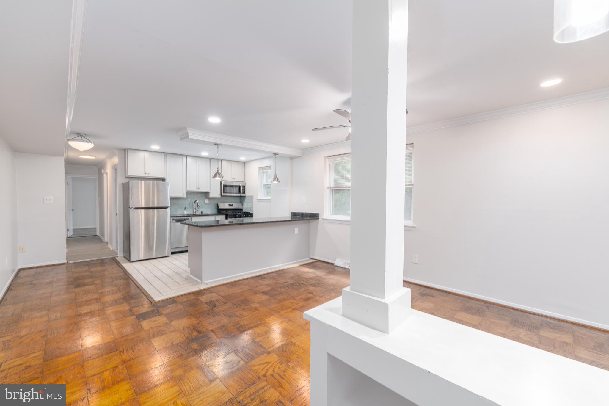 This hidden gem offers a wonderful opportunity in the sought-after Medfield community, bordering Hampden and Roland Park. Featuring 2 bedrooms and 1 bathroom, this condo boasts the community’s largest floorplan and an ideal layout. Step inside to discover the charm of parquet flooring and an updated kitchen that extends beautifully from the living area. Recent upgrades within the last five years include bedroom and hallway flooring, water heater, electric panel, refrigerator, and AC—providing both style and peace of mind. Residents enjoy the convenience of laundry facilities and additional storage located just next door. Investors: this unit was last rented for $1,470/month, making it a smart income-producing opportunity! Please note, the community pool is currently empty and is not open for the 2025 season.