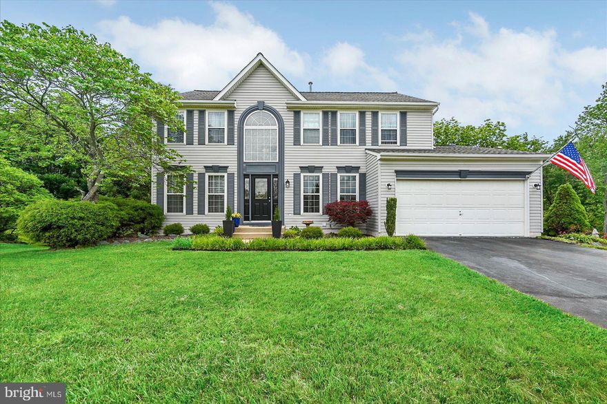 WELCOME TO 406 BONN COURT – A Beautifully Maintained Colonial Tucked Away at the End of a Quiet Cul-de-Sac!  Pride of ownership is evident throughout this charming 4-bedroom, 3.5-bath home, ideally located in the highly sought-after Eden Farms subdivision.  Step inside to discover a warm and welcoming layout designed for both everyday living and effortless entertaining.  At the heart of the home is a beautifully updated kitchen featuring stainless steel appliances, granite countertops, and ample space for cooking, gathering, and creating lasting memories.  The main floor offers exceptional versatility with a formal living room, dining room, and a cozy family room—perfect for relaxing evenings or hosting guests.  A dedicated home office provides the ideal space for remote work or quiet study, while a convenient laundry area with a front-loading washer and gas dryer adds practicality to daily routines.  Upstairs, you'll find four generously sized bedrooms and two full bathrooms. The spacious primary suite boasts a private en-suite bathroom, creating a peaceful retreat at the end of the day. A second full bath serves the additional bedrooms with ease and comfort.  The daylight, full walkout basement brings in an abundance of natural light and includes a full bathroom—offering endless potential for a recreation room, guest suite, home gym, or additional living space.  Step outside to enjoy your mornings or unwind in the evenings on the expansive new composite deck, overlooking serene, wooded land that is unbuildable—ensuring lasting privacy and a tranquil backdrop.  Situated just outside the city limits, this home allows you to avoid city taxes while still being conveniently close to a variety of popular local shops and restaurants.  With its prime location, flexible floor plan, and thoughtful updates throughout, 406 Bonn Court isn’t just move-in ready—it’s ready to be your forever home.  Don't miss this rare opportunity—schedule your showing today!