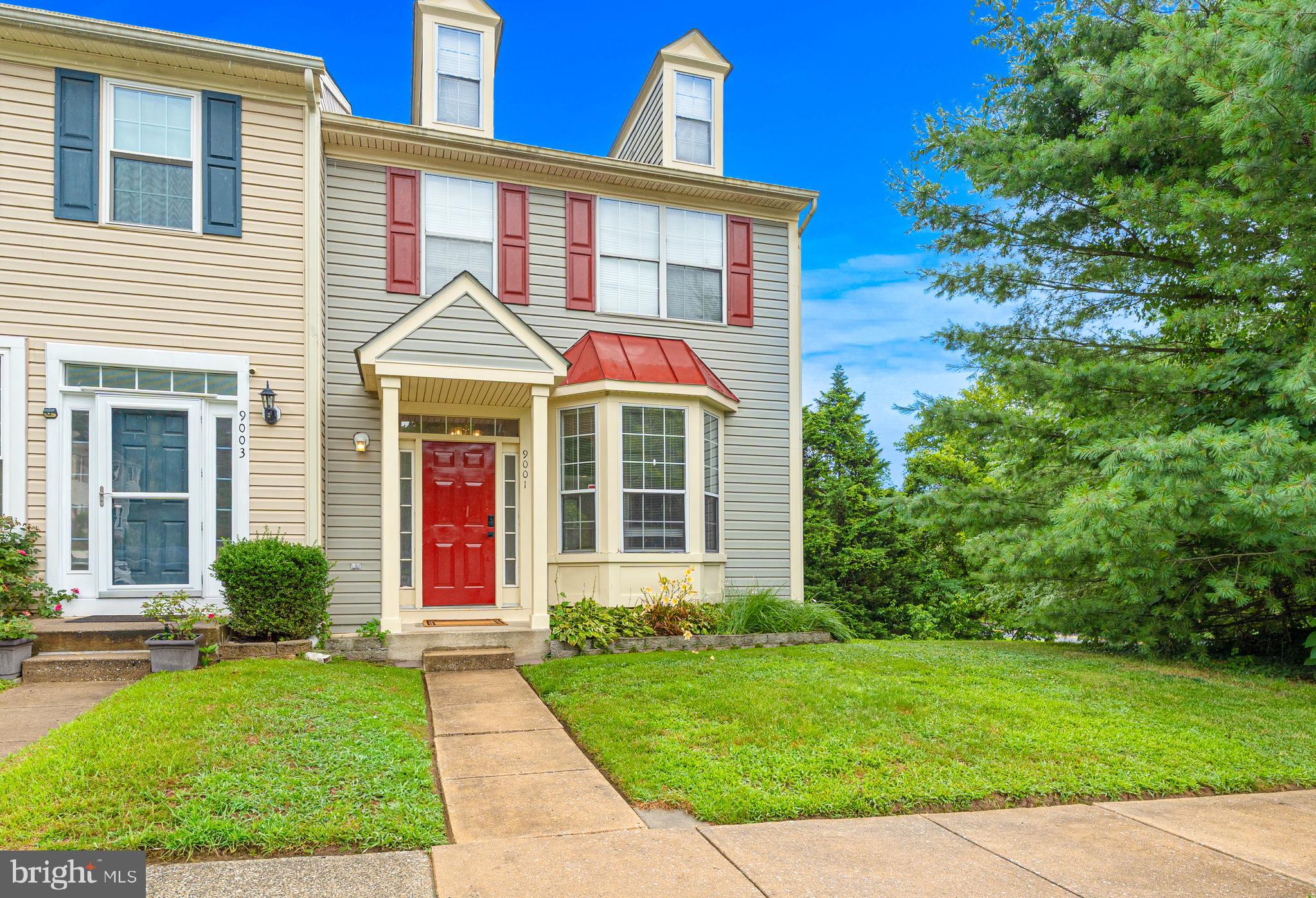 Welcome to this 2 bedroom, 3 and a half bath end of group townhome. Located near all amenities needed. This property has new carpet throughout and fresh paint. Spacious living room leads to the dining area. Kitchen offers plenty of counter space and cabinets. There is a half bath located on the main floor. The upper level has a large main bedroom with 2 closets, and a full bath. The second bedroom has its own bath and large closet. The lower level has room for entertaining, another full bath and storage with a laundry area. There is also walk out sliding doors to the rear yard that backs to the tree line. This secluded group of houses has its assigned parking along with additional parking for visitors and owners. This home is being sold AS-IS and has plenty to offer the new owner.