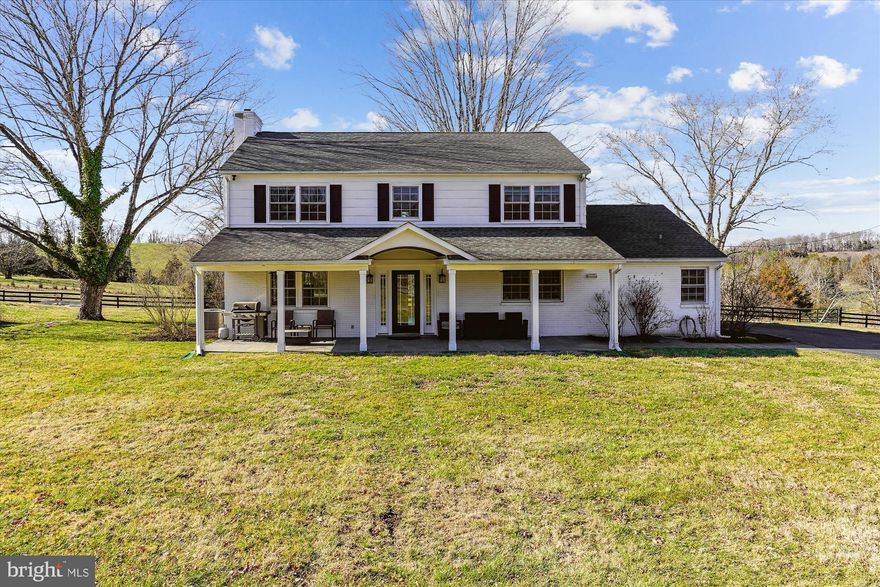 118.49 Acres minutes to Warrenton.  Land is gently rolling, mature woods, ample pasture, 1 1/2 acre spring fed stocked pond, numerous creeks and mountain views.  Property is not in conservation easement.  Residence built in 1958, remodeled  in 2020, brick and frame exterior, 3 bedrooms, 1 1/2 baths, fireplace, hardwood floors, stainless steal appliances.  Improvements include 7 stall barn with office/apartment w/full bath, 60 x 90 indoor arena, 90 x 120 outdoor arena and detached 2-by garage which can handle 4 plus vehicles.  Property is fenced and cross fenced.  Private but minutes to town.