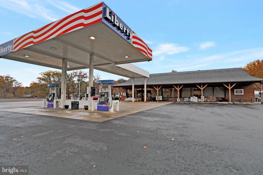 Turn key investment property/business opportunity!  Everything is included for this fully operational Liberty gas station/convenience store located in Rio, WV!