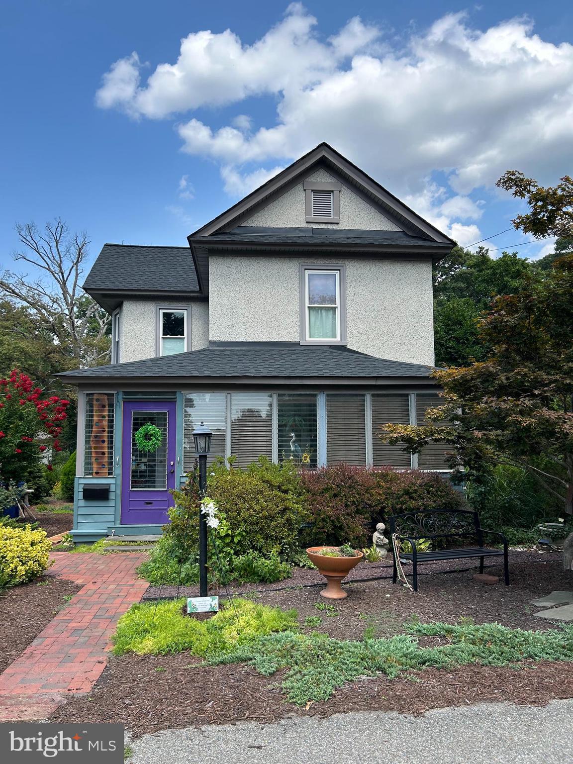This Home is being Sold "AS IS" Seller will not make any repairs. Lead based paint was found during a lead based paint inspection .- This unique colonial has so much charm and so many original features from when it was built in 1912 like the plaster walls , craftsman crafted wood trim and the tin ceiling in the kitchen just to mention a few. The stucco exterior walls have small pieces of multi colored glass embedded in it that is so stunning ! The home is located in the Historic town of Indian Head just 4 blocks from the main gate at Indian Head Naval Surface Warfare Center and a few blocks down the street to the bike trail, boat ramp and fishing pier on the beautiful Mattawoman Creek. The 1/2 + acre lot has extensive elaborate landscaping that is the result of many years of the owners hard work and love. The roof , soffit , facia , gutters and windows have been updated. The backyard has a shed, large sundeck and oversized paved parking area. Walking through the front door is like stepping back in time . The main floor has a living room , dining room , 3rd bedroom and kitchen. The top floor has two good sized bedrooms and a full bath. The covered front porch has crank out jalousie windows that allow you to enjoy it all four seasons ! Water , sewer and trash services are provided by the Town of Indian Head at a rate of $201 a quarter. The home is located at the very southern end of RT 210 Indian Head highway just 20 miles from the beltway.