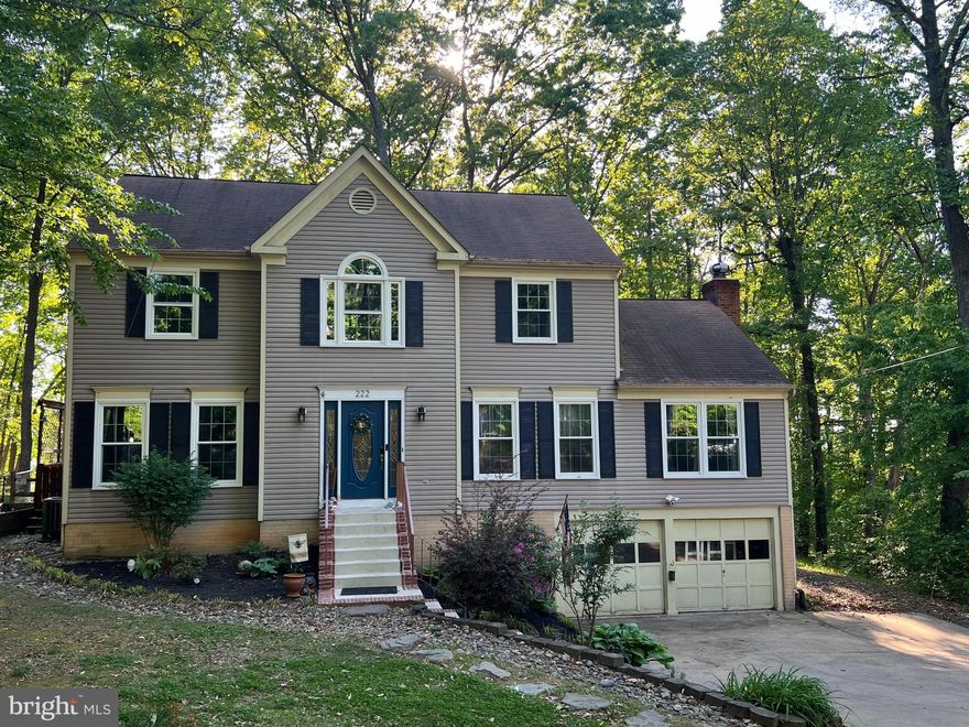 Beautiful 4 bed 3.5 bath home in the sought after neighborhood of Aquia Harbour!  This home boasts three  levels with 2,997 sq ft of finished living space.  The main level features a spacious kitchen with stainless steel appliances and plenty of counter space,  a  bright family room with a wood-burning fireplace and a cathedral ceiling,  a formal dining room, and a separate office/living room.   The second level features a large master suite with an attached ensuite and walk in closet, down the hall from the master are three more spacious bedrooms and another bathroom.  The finished basement features a large rec room, and two other bonus rooms perfect for home office or a theater room, and a full bathroom.  The basement has recessed lighting throughout making it feel bright and inviting.   Off of the basement is the large 2 car garage.  The home sits on a premium lot that is  over an acre of land, with a huge fenced in back yard with a shed, a fire pit, and a large deck perfect for summer barbecues!  In addition to all the property has to offer the neighborhood has tons of amenities offer,  including 24 hour Security Manned Front Gate, Certified Police & Fire Dept . Marina w/Boat Ramp, Country Club w/ Restaurant , 2 Pools, Golf Course, Tennis, Basketball, Horse Stables, Dog Park and much more!!!  Close to Quantico, shopping, and transportation!

Some upgrades include new windows (2023), New kitchen appliances (2023, HVAC (2021)