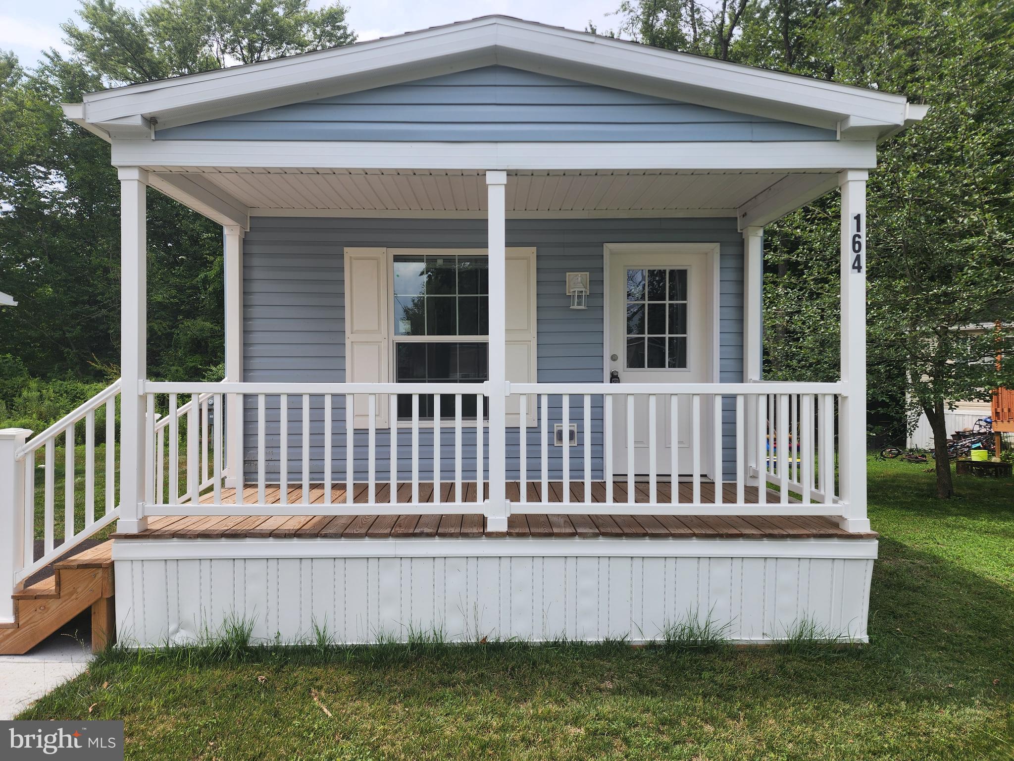 New construction!! New 2 bedroom 1 bath manufactured home. Covered front deck with 2 car off street parking. All kitchen appliances included. Fridge, dishwasher, microwave and vented hood. 8'x8' storage shed included. 1 year manufacturer warranty included. Why rent when you can own this brand new home? Schedule your appointment today!!