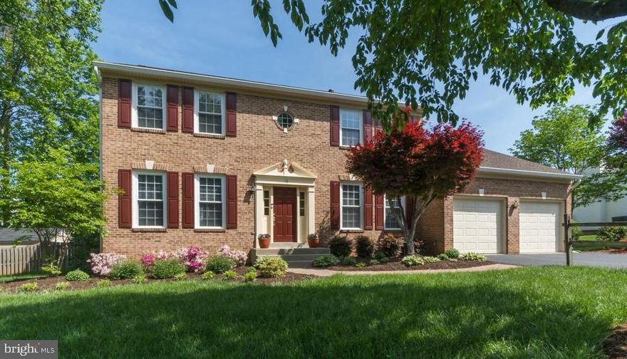 Recently updated 4 bedroom Colonial home in Manors of Park Ridge. Show like new with new Roof & Siding, new paint thru out, new flooring (carpet, ceramic tile & LVP), new stainless appliances, new Quartz counter tops in Kitchen and new light fixtures! Open Foyer, Formal Living Room and Dining Room, Study and updated Gourmet Kitchen! Kitchen with Breakfast Nook and opens to Family Room with wood burning fireplace, vaulted ceiling and access to back yard. Upper level has Master Suite with Luxury bath, 3 additional large bedrooms and hall bath! Basement has rough in for full bath and room to grow! Deck with Patio and Fenced rear yard.  Beautifully Landscaped yard has Irrigation system for the landscape! Freshly painted exterior trim, door and shutters! Flowering bushes and trees! Walk distance to Local Library & Elementary School! Community Pool & Play Ground! Close to commuter lots, I-95, schools, shopping & library! Come see for yourself all that his home and community has to offer!