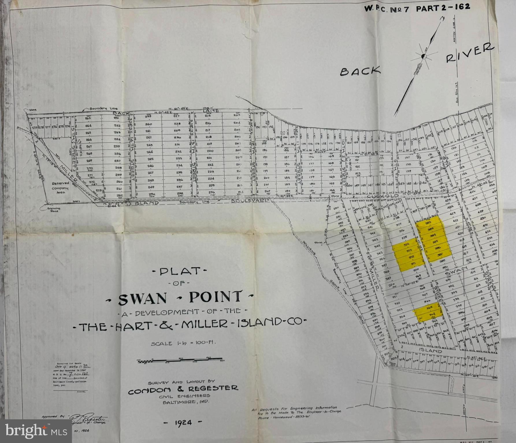 9TH ST & SWAN AVE LOTS 364-365, 371-374, 382-387