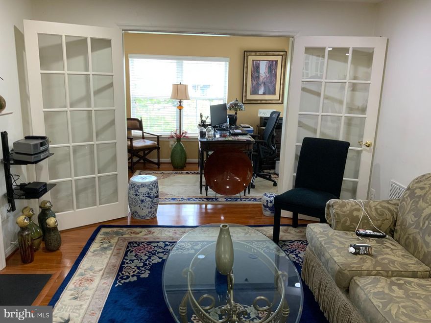 This property is eligible for a $10,000 Welcome Home Grant.

Welcome home to this beautifully designed 2-bedroom, 2-bathroom condo, where style, comfort, and convenience come together in perfect harmony. Thoughtfully laid out, this residence features a flexible den—ideal as a home office, third bedroom, or creative flex space—illuminated by modern recessed lighting and warmed by an inviting fireplace. Comes with a home warranty for added peace of mind.
Step into the spacious living area that flows effortlessly to a private, screened-in balcony—an ideal retreat for morning coffee or evening unwinding. The kitchen is both functional and stylish, featuring a gas stove, refrigerator, dishwasher, pantry, and the convenience of a washer and dryer.
The primary suite offers a spa-like escape with a luxurious en-suite bathroom boasting a deep soaker bathtub. A second full bathroom offers a walk-in shower ensures comfort for family or guests.
Nestled within a well-maintained community, residents enjoy access to a variety of amenities, including a sparkling swimming pool, fully equipped exercise room, elegant party room, and a serene neighborhood park—perfect for both relaxation and recreation.
Prime Location: Ideally situated with shopping centers, bus stops, Metro, and Amtrak stations all within local commuting and travel is effortlessly convenient.
This exceptional condo is perfect for those seeking refined living in a vibrant, amenity-rich community with excellent access to transportation and urban conveniences.