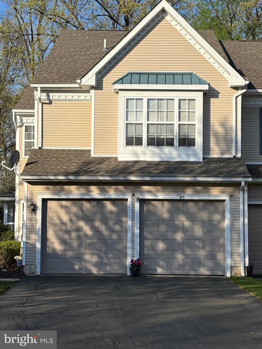 OFFER DEADLINE WILL BE WED APRIL 30 AT 5PM.

Welcome to this beautifully maintained end unit townhome offering the perfect blend of comfort, style, and privacy. Featuring 3 spacious bedrooms and 2.5 baths, this home is nestled in a tranquil location and backs to lush woods, providing a peaceful retreat right in your backyard.

A rare find, this unit boasts a two-car garage—a highly sought-after feature that sets it apart. Step inside to discover stunning hardwood floors throughout, The open-concept main living area is ideal for entertaining or relaxing, with an abundance of natural light flowing through the extra end-unit windows.

Upstairs, the primary suite includes a private en-suite bath, while two additional bedrooms share a well-appointed hall bath. Enjoy morning coffee or evening sunsets from your private outdoor space, all while surrounded by nature.
Beautiful large family room with cathedral ceilings and a fireplace for enjoying cozy evenings.. Eat in kitchen with a door that steps out to the patio overlooking the scenic woods.

Don’t miss this opportunity to own a premium end unit in a beautiful setting in  the Award Winning Council Rock school district.
PROFESSIONAL PICTURES COMING