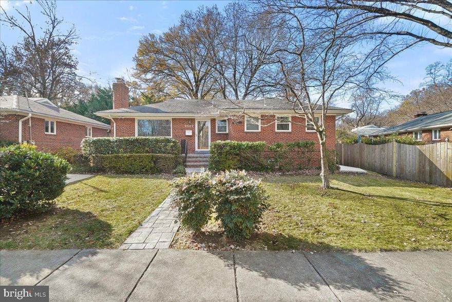 Welcome to your dream home, where comfort meets convenience in this freshly painted 3-bedroom, 2.5-bathroom full-brick rancher with a finished basement! As you step through the front door, you'll be greeted by the warmth of hardwood flooring that sprawls throughout the main level. Natural light floods in from the picture window and rear door accentuating the charm of this well-kept residence. The large window frames stunning views of Sligo Creek Park’s woodlands located right in your front yard. The family room is adorned with a cozy wood-burning fireplace that becomes the heart of the home on chilly evenings. The dining room seamlessly connects to the family room and kitchen, providing an ideal space for family meals and entertaining guests. The kitchen features stone countertops and two very useful lazy susan cabinets for optimal organization. With a door located right off the food prep and eating area, dining al fresco on the deck is a breeze. The primary bedroom boasts wood floors and a private en-suite. Two additional bedrooms and another full bathroom on the main level ensure there's plenty of space for the whole family or guests. Venture downstairs to the fully finished basement; a versatile space that could be used as a home office, entertainment area, gym, hobby room, recreation room, storage, etc. The basement is complete with modern tile flooring, a laundry room, and a half bathroom. The convenience of an exterior stairwell leading up to the backyard allows easy access to outdoor enjoyment. Speaking of the backyard, envision hosting summer gatherings on the lush green lawn or enjoying a quiet evening on the deck. A storage shed keeps the yard looking pristine. The majority of the yard is already fenced. Completing the fence is a breeze for those who desire an enclosed oasis. This home is being sold AS IS, but don’t fret- it shows very well! New furnace in 2023 and the gas water heater was replaced in 2020. There is a parking pad, on-street parking and NO HOA! The owner is leaving behind custom inserts for the windows to aid with providing extra insulation and noise barrier. The location of this home is a commuter's dream providing easy access to I-495 and just minutes to the Silver Spring Metro, MARC, Downtown Silver Spring amenities, and under 15 miles to Reagan Washington Airport (DCA). Holy Cross Hospital is also less than 2 miles away. Enjoy the perfect blend of suburban tranquility and urban convenience, with shops, restaurants, parks and entertainment just a short distance away.