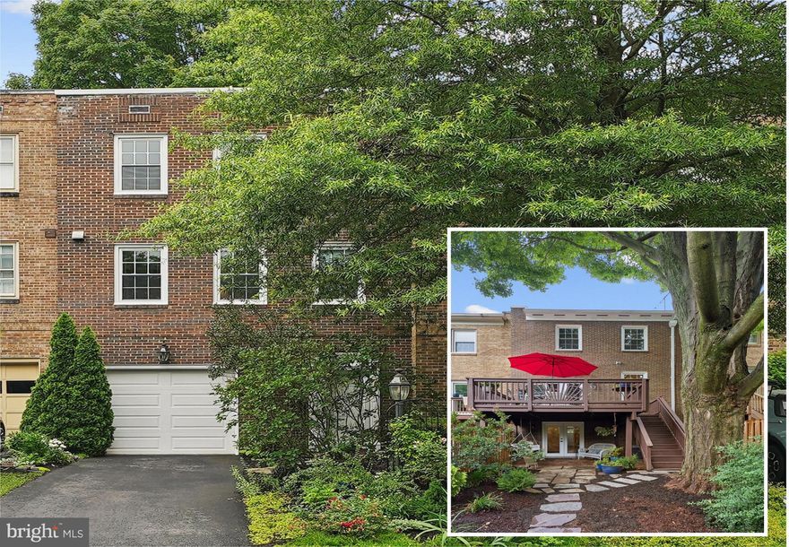 LOCATION, LOCATION, LOCATION – Enjoy all that historic Leesburg has to offer with this fully renovated all brick  townhouse with garage perfectly situated 2-3 blocks  (2 blocks to King, 3 blocks to Market) easy distance to shops,  restaurants and parks.  Move in ready - no projects are needed here! Remodeled kitchen and baths, fresh paint, new roof, newer AC, new water heater, new Velux skylight with solar shade and sun tunnel. Lovely oak hardwood floors on main and bedroom levels. New LVT flooring on lower level. Fenced backyard, mature gardens, gorgeous mature maple tree privacy.  Main level is spacious and perfect for entertaining with an all new beautiful sunny kitchen with quartz countertops, soft close cabinets, double oven stove, pantry and coffee bar. Large living and dining areas and a charming half bath.  New French doors lead to the large deck overlooking the garden. Upstairs there are three   bedrooms and two full baths. Fully remodeled primary suite with decorative wall detail, large walk-in and secondary closets and a cozy seating area. Fully renovated primary en-suite with custom tiled shower and skylight. Renovated hall bath with tub/shower situated across from custom laundry area with new appliances. The lower level includes a  spacious foyer, tons  of storage with multiple closets. Large welcoming family room with a wood burning fireplace and access to a private  patio and the back yard.   This turnkey home within the historic district, combines charm and character with modern conveniences in an ideal city lifestyle location - don’t miss it!