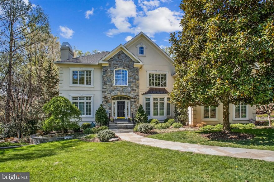 SPECTAULAR!  Impeccable Style in this delightful 5 Bedroom 4.5 Bath home on the perfect 1.21 Acre Lot.  Roughly 7550 square feet of light-filled space in this (real) Stucco and Stone-sheathed home.  No detail has been overlooked, as this home has been rebuilt by original owners, top to bottom.  Finished-on-site hardwood and elegant Travertine grace the main level.   The two-story entry foyer is flanked by the formal living and dining rooms, both of which boast deep crown moldings and enjoy room dimensions worthy of embassy-style entertaining.  The main level home office features built-ins and is discreetly tucked away, far from family hubbub.  The chef-style kitchen with high-end appliances is wide open to the soaring family room with two-story stone hearth fireplace.  It also flows into a glorious sunroom/breakfast room, with heated travertine flooring.  Enjoy your morning coffee overlooking your precious refuge, summer or winter, warm underfoot.  Outside, an awe-inspiring outdoor oasis, with a Pebble-Tec gunite pool in a delightful, natural setting.   Enjoy years of entertaining friends and family in this outdoor resort-like shangri-la!  Upstairs, you'll be impressed by 4 enormous bedrooms and 3 full baths, including an amazing primary suite.  The primary suite boasts two large walk-in closets, each with organization systems, a gracious sitting room with built-in bookshelves, a sprawling cathedral-ceilinged bedroom and a spa-like bath.  The bath is spacious and enjoys a cathedral ceiling. It offers separate vanities as well as a soaking tub and seamless glass-sheathed shower. Of the other three bedrooms, all are large and one enjoys its own ensuite bath, while the other two share a buddy bath.  The lower level is seemingly endless and boasts a large full-daylight  rec room with gas fireplace and game area, as well as the most inviting guest suite imaginable... with a large bedroom and updated full bath.  This would be ideal for an adult child or an in-law or nanny, with its own independent access.  Walk out to the idyllic outdoor space!  This home will be ready for its new owners in midsummer, so a delayed settlement or generous rentback would be preferred.  Owners have a new home under construction,  which will be ready for occupancy by late July-early August.  This home is on-of-a-kind.  Enjoy your visit.