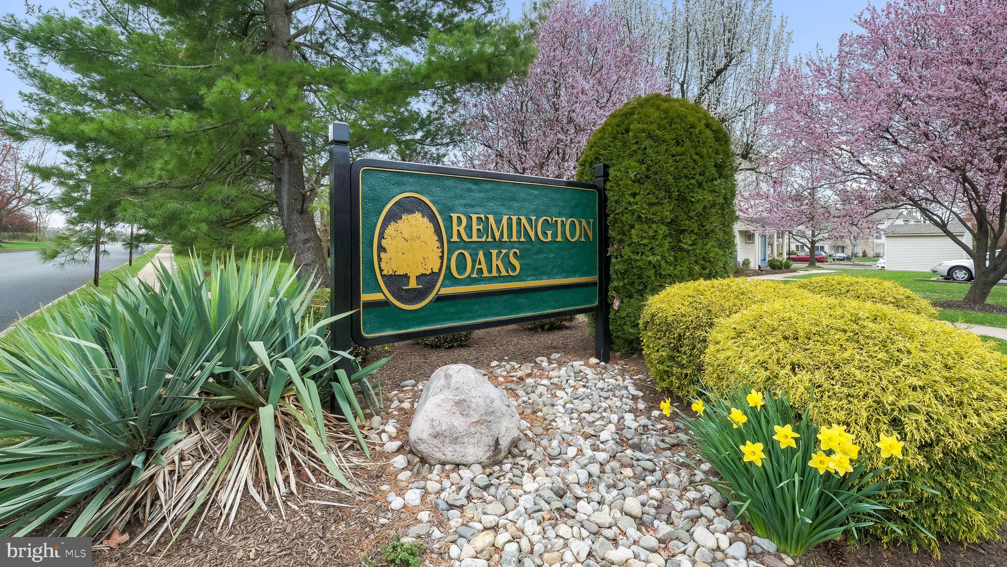 Your Search is OVER! This 2 Bedroom, 2 Full Bath 2nd Floor Corner Unit in Remington Oaks is Definitely the “ONE” for you! Before you even step inside you will Appreciate this Attractive, well maintained neighborhood. A covered front porch entry beckons you to come inside. There you are Greeted by a Large Living Room with Sliders to a Nice Balcony and a Cozy Wood Burning Fireplace as a Focal Point. The Two Story Ceiling and Generous Number of Windows give the home an Open and Airy Feel that you will fall in love with right away. The Dining Room features a Large Double Window with ½ Circle Top and the Adjacent Kitchen has Everything you Need with Electric Cooking, SS Sink, D/W and Food Disposal. Even the Refrigerator Stays. Two Bedrooms are conveniently located on the Main Level both with Ceiling Fans. The Primary Bedroom Includes a Walk in Closet and a Tile Bathroom with both a Stall Shower and Tub/Shower Combination. Bedroom #2 is very Spacious and a Wonderful Hall Bath is also Present. A Laundry Room Includes a Washer & Dryer and Storage Cabinetry as well. As a Bonus there is a Large Loft with Brand New Carpeting perfect for an Office, Exercise Room or whatever meets your needs. A Newer Hot Water Heater and HVAC System, Central Bucks Schools and a Convenient Location minutes from Great Shopping and a Long List of Restaurants and it’s Finally Time to Say “SOLD!”