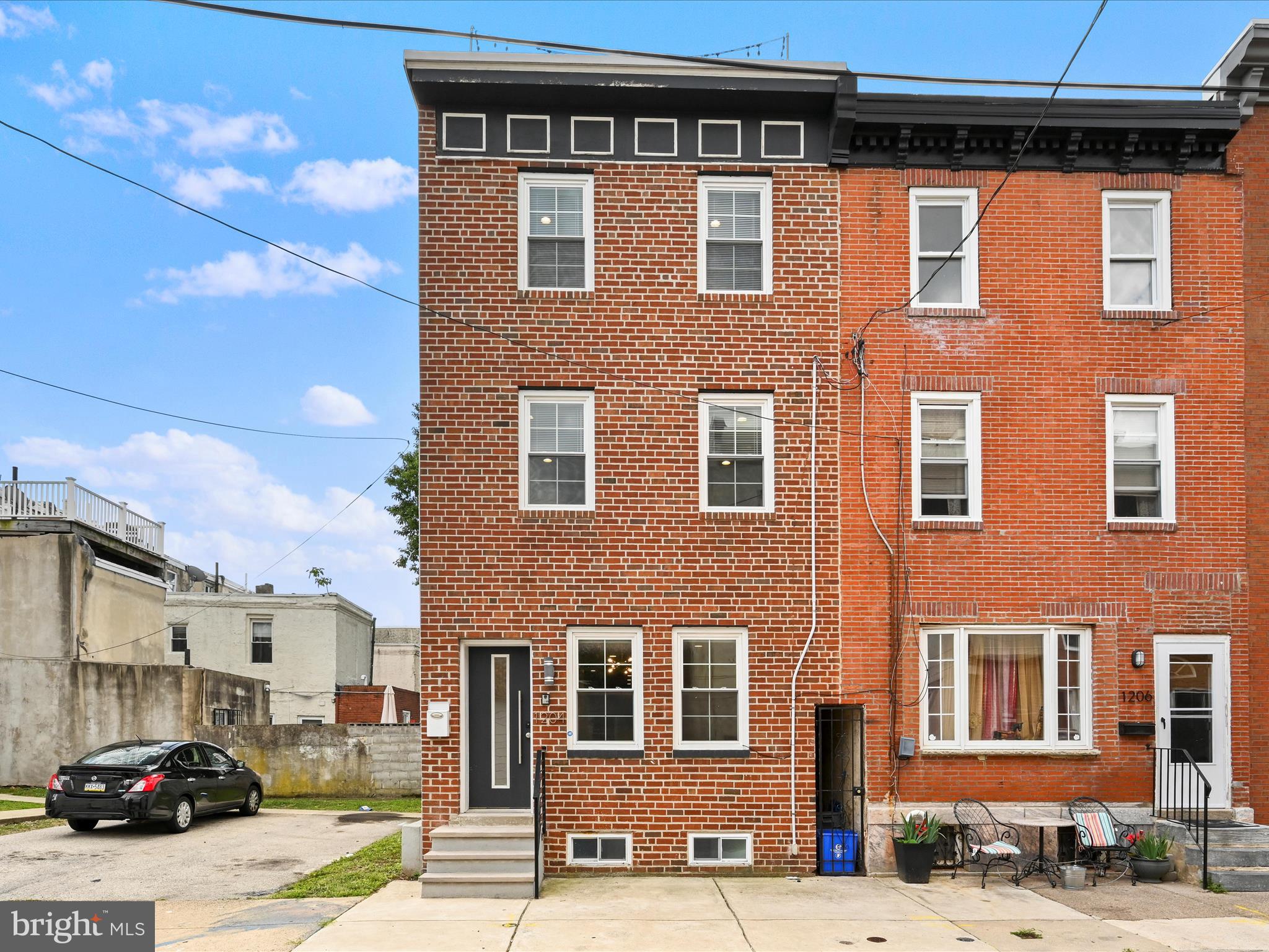Welcome to 1204 Montrose St, a beautiful and meticulous home in the Hawthorn section of South Philadelphia! This beautifully remodeled home offers 4 floors of excitement; that is rare to come across in this area--one being a cozy, rare and beautiful 60 sq. ft. backyard space and patio for entertaining, or just for tranquility! This home offers a large and scenic roof top deck with beautiful views of Center City and Penn's Landing Water Front. The modern, spacious kitchen with stainless steel appliances (Stove, Range, Refrigerator, Microwave and Dish Washer). There are spacious room sizes, a master suite with private bathroom and walk-in closet, and finished basement great for entertaining. This area boasts a walk score of 95 accessible to many great attractions. This beautiful home will exceed your expectations. It is waiting on you to add the final touches! Don't miss the opportunity to own this corner end row in South Philadelphia.