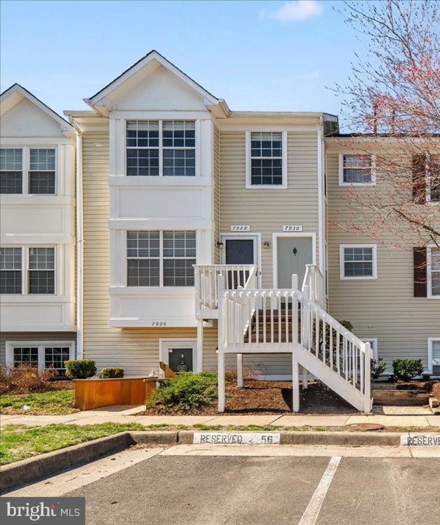 Welcome to 7930 Minor Hill Rd, a meticulously maintained and move-in ready TOP FLOOR  condo in the coveted Sentry Ridge community — with no one above you! Extra-wide stairs lead to an expansive open floor plan featuring vaulted ceilings and a cozy wood-burning fireplace. Offering approximately 1,200 square feet of living space, this home features a spacious kitchen with ample cabinetry and a functional breakfast nook/or a great work space, a separate dining area, and a large family room that opens to a private deck. Down the hall, you’ll find 2 generous sized bedrooms- each with it's own full bath and walk-in closet!  Washer and dryer in unit and a powder room adds to your convenience and comfort. The home conveys with two assigned parking spaces plus abundant visitor parking. Enjoy community amenities including an outdoor pool, tot lot, basketball court, and tennis court. Newer air handler unit and HWH replaced in 2025 for your peace of mind. Ideally located with easy access to I-66, Prince William Parkway, Route 28, and just minutes to the Manassas VRE, this home offers comfort, convenience, and top-floor privacy in a prime location. Schedule your private tour today!