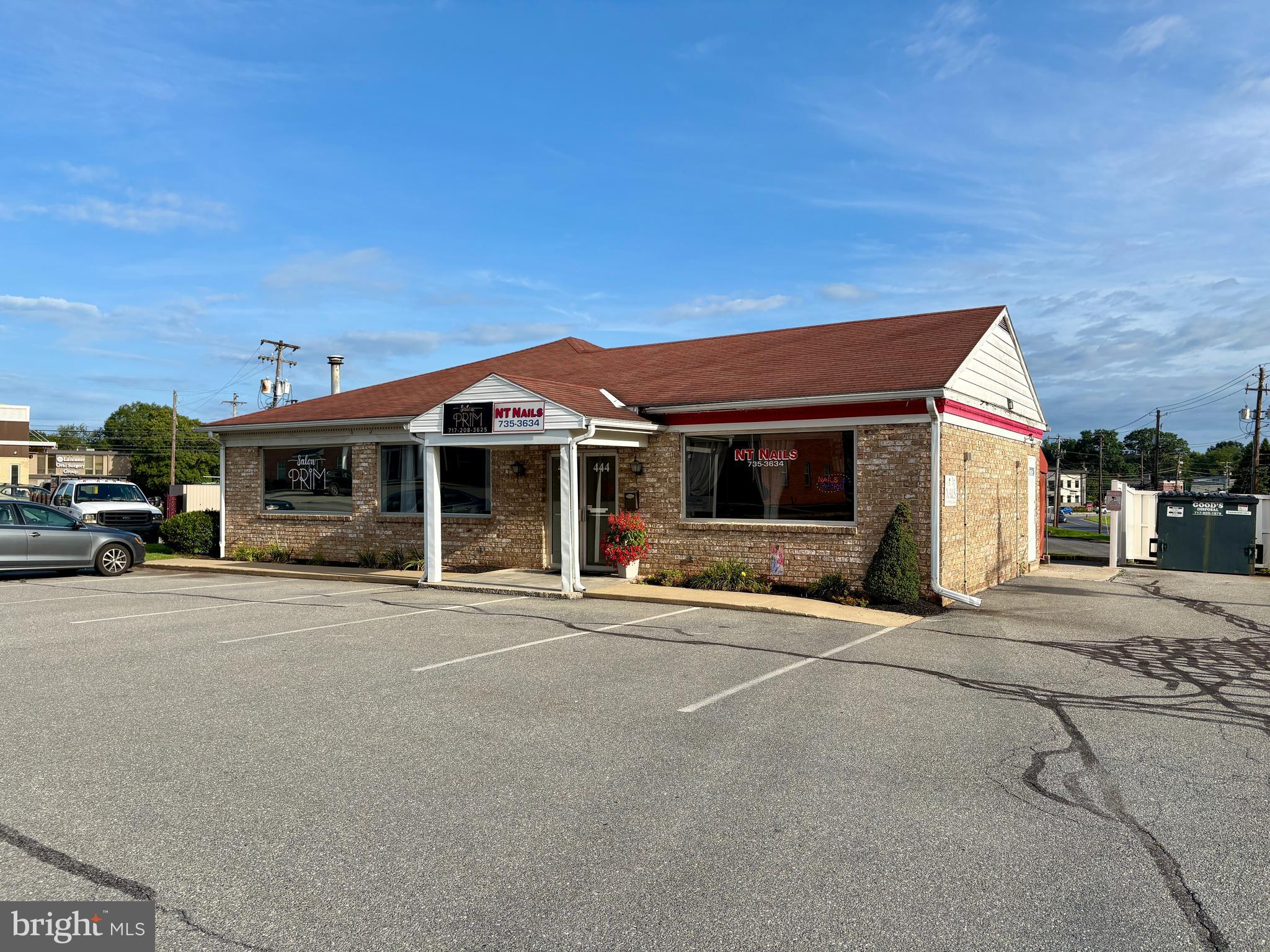 ±1,250 SF tailored for salon/beauty, wellness, or professional service uses within the B-2 Business District of Manheim Township. Modern finishes frame a practical layout with a breakroom/office, private restroom, and convenient washer/dryer hookup. Prominent signage along Oregon Pike boosts visibility, and a shared parking lot makes access easy for clients and staff. Base Rent $16.50/SF plus 2025 NNN fee of $4.66/SF; Total Monthly: $2,430/month + utilities. Additional 1,460 sq ft of lower level space available for $850 / month + utilities.