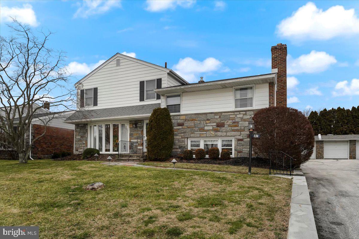 Opportunities abound with this wonderfully maintained home. Move-in ready and waiting for your personal touches, this 3 bedroom/4 full bath (yes, you read correctly: 4 full bathrooms) has space galore.  From the front door you enter into the foyer off of a huge living room. The foyer, living room and dining room have meticulously maintained hardwood flooring. The kitchen, complete with breakfast nook and stunning countertops, completes this floor. From the kitchen you can access the fully fenced in backyard with a beautiful covered porch just waiting for your spring and summer bbqs and fall bonfires. Ready for more? Head upstairs to a full hall bathroom and two generously-sized bedrooms, one with an ensuite full bathroom. The landing on this floor would be perfect for a reading nook or small homework area! Up a few steps, you'll find the huge primary bedroom and ensuite master bathroom complete with jacuzzi tub. The master suite includes not one, but FOUR closets, including 2 walk-ins and a large special security closet for valuables. We've saved the best for last: the lower level includes a spacious family room, 3 closets, a huge crawl space with plenty of storage and a 2nd kitchen/laundry area. Oh, and the 4th full bathroom. The possibilities abound for this floor: with the separate entrance, kitchen & bath, and plenty of space, it would be great for in-laws, a back-at-home child or an au pair. This lower level entrance leads out to the shared driveway and large detached 2-car garage and the home includes an entire-house generator for peace of mind. Schedule your showing today - this one won't last!