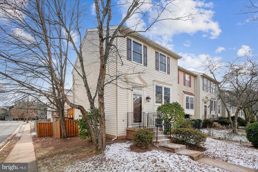 Don't miss this light and bright end unit with so many updates! Sun streams into kitchen and primary bedroom! Located in Sully Station right off 28 and minutes to Dulles Airport and 66! Kitchen with updated appliances, new LVP flooring and light! Walk directly out to the large deck which was resurfaced in 2022!  Plenty of room for grilling and chilling!  Upstairs are 3 bedrooms and the updated baths! Primary closet has been organized for maximum clothing space! Lower level has Rec Room with walk out to patio and fenced backyard! Large utility room has lots of storage and a window for light!  New roof in 2018! New Furnace in 2019! New water heater in 2021! New attic Insulation to an R30 reading! Windows and deck doors replaced in 2021! Nothing to be done but move in!