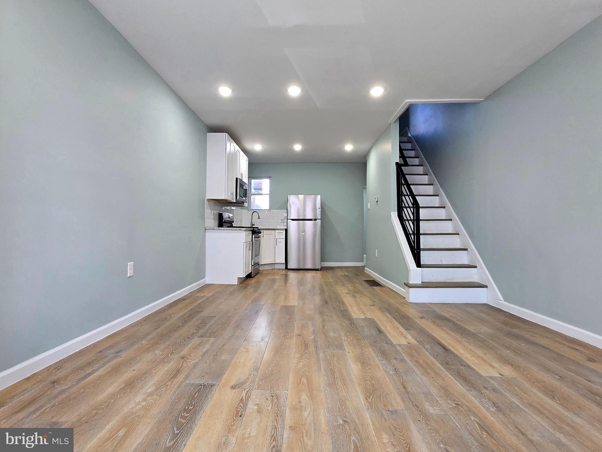 Welcome to 1833 McClellan Street, a beautifully renovated two-bedroom, two-bathroom gem nestled in the vibrant Point Breeze neighborhood of Philadelphia. This charming starter home is perfect for anyone seeking modern comfort combined with stylish urban living.
Step inside to discover an inviting open-concept layout accentuated by tall ceilings, sleek modern finishes, and abundant natural light flowing generously through large windows. The bright living space seamlessly connects to a modern kitchen, showcasing upgraded features like granite countertops, stainless steel appliances, and crisp white cabinetry, making it ideal for both cooking and entertaining.
Upstairs, the two cozy bedrooms offer restful retreats, complemented by contemporary bathrooms featuring tasteful tiling and designer fixtures. Central air throughout ensures year-round comfort.
Outside, enjoy your private, fenced backyard—perfect for relaxing or hosting intimate gatherings. With easy street parking and a centrally located position, you're conveniently close to popular local eateries, cafes, and public transit.