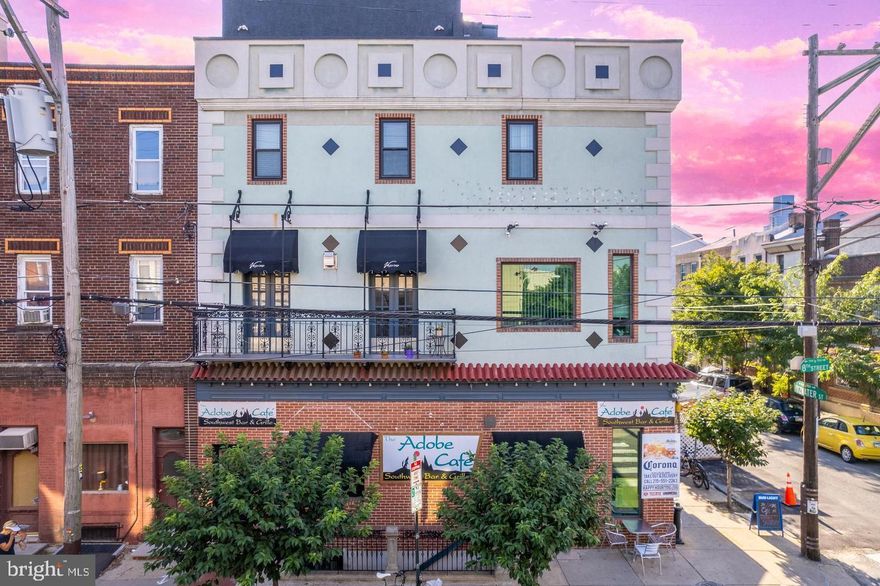 Part of package, additional property nearby available - Commercial 763-65 S. 8th St. (Lazeez Indian Restuarant) with apartments. Two multi units in South Philadelphia, 1327 Snyder Ave. and 
1425 Jackson St. Total package can be acquired.

736-38 S 8th St is a 6-plex (6 units), on the corner of 8th & Fitzwater Sts., with ground floor commercial space. The property is located near popular neighborhood attractions; John's Water Ice, Cianfrani Park and the 9th St. Market. 736-38 S. 8th is walkable to many of South Philly's top amenities, restaurants, cafes, schools and transit stops. This is a great opportunity to purchase a high-performing multifamily asset with 20% rental upside based on pro forma rents in the submarket(s). Ownership has carefully built, leased and maintained this asset over its tenure. New Ownership can enact a value-add capital enhancement program to achieve top-of-market rental rates or continue operating as is. The Building is 100% leased and occupied. The are 2 entrances. One for the restaurant, one for the apts. both on the Fitzwater St. side. As-is. 
Tenant occupied. 48hr notice.