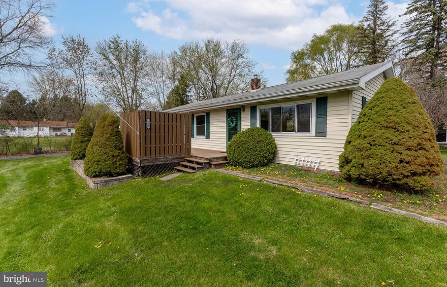 This beautifully maintained home blends modern upgrades with classic charm. Inside, you'll find beautifully refinished hardwood floors and a large, spacious eat-in chef’s kitchen with granite countertops and custom cabinetry—perfect for cooking and entertaining. The home offers three bright bedrooms, a finished basement with new carpeting and a convenient half bath, newer windows, an upgraded HVAC system, and efficient geothermal heating. Enjoy the outdoors on the spacious deck and in the flat backyard with a serene creek running through it—ideal for relaxing or play. Located near Ferguson Elementary, with shops and restaurants in Pine Grove Mills just minutes away, and a quick drive to Downtown State College and Penn State, this home offers comfort, style, and an unbeatable location.