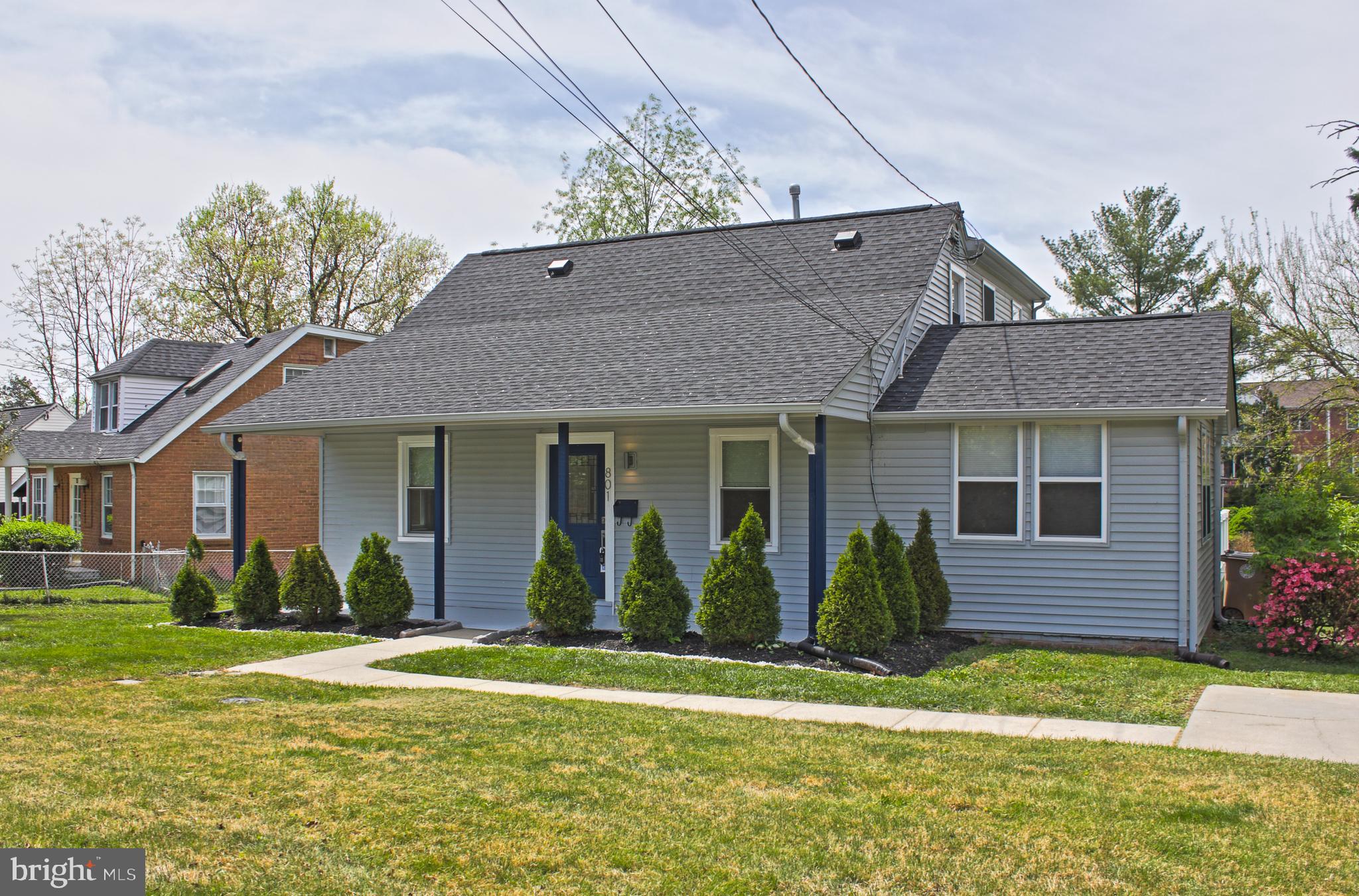 Situated on an oversized corner lot, this fully renovated turn key home is move-in ready. The light filled main level offers two bedrooms and a full bathroom. The open concept will lead you from the expansive living area directly to the generous sized eat- in kitchen with modern stainless steel appliances and stunning quartz countertop. You can entertain your family and friends on the expansive wrap around deck with stairs down to the amazing spacious back yard. On the upper level you will find the private master suite and a smaller second bedroom, along with another full bathroom.
The semi finished cellar provides ample additional storage space.
This beautiful home features a new roof(2023), 3-ton HVAC, water heater, and upgraded electrical panel—all permitted and approved. What are you waiting for? Come see this unique gem in the heart of Twinbrook!