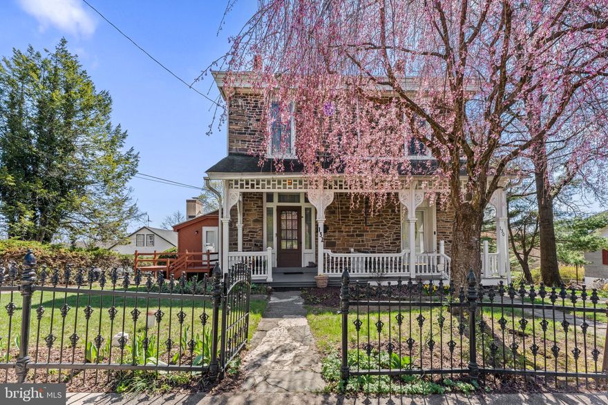 Experience the charm of this Classic Twin, ideally located just steps from Lake Lenape Park, offering a wealth of recreational amenities and scenic miles of jogging and bike paths along the beautiful Perkiomen Creek. The first floor boasts a welcoming great room, perfect for entertaining, a family room, a living room, two full bathrooms, and a cozy eat-in kitchen. On the second floor, you'll find two generous bedrooms, a sitting area, and a full bath. The third floor is a versatile space—ideal for a third or fourth bedroom, home office, hobby room, playroom, or yoga studio—let your creativity decide! This unique property is not to be missed, especially with its unbeatable location just a short distance to the renowned Washington House restaurant and Sellersville Theater.