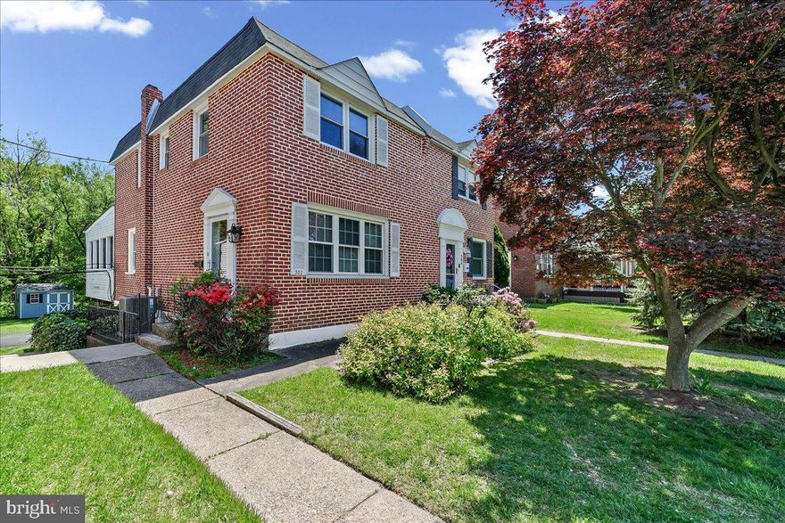 Welcome Home! Unpack your bags and move right into this lovely brick twin home situated in the heart of Ridley Park!  Enter into a spacious living room with a natural flow into the dining room and kitchen area. Wide open floor plan leads to the enclosed deck addition where inside/outside areas combine for the ultimate place of relaxation or entertaining! You are surrounded by beautiful views of tree tops over looking Moore's Lake Park in your backyard! Upstairs you will find 3 bright and sunny bedrooms along with a full hall bath. Heading to the lower level, this day light/walk out basement offers loads of built-in storage areas, laundry and the opportunity to create an additional area for a.... work out room, an in home office or perhaps a rumpus room. The possibilities are limitless! Recent upgrades include; top of the line Heating & Air Conditioning unit (2025) - New Hot Water Heater (2024) - Brand New 2nd floor bathroom vanity and medicine cabinet - New Shed - (2023) - Newer Front Door - Freshly painted through out - Vinyl Replacement Windows (2013). This home has it all! 1 car under cover parking is located directly behind the home with easy entry inside through the basement or stairs to the main entrance. Convenience is key with this location. The Airport, Philadelphia Sports Complex, I-95 & 476 are minutes away along with Schools, Parks and Shopping! You miss 100% of the chances you don't take. Why not make this home yours today?!
