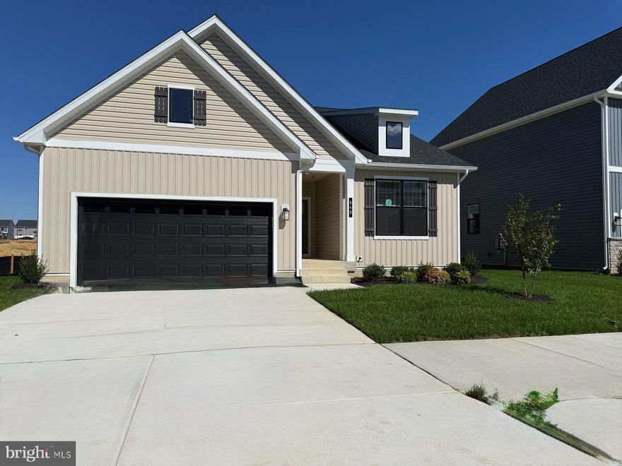 IMMEDIATE DELIVERY! Explore this stunning 1,748 square foot open-concept new home nestled in the Pinegrove community in La Plata, Maryland ready for immediate move in! This beautiful residence features a covered back porch and offers a host of luxurious features, including three spacious bedrooms, two modern bathrooms, and soaring 9’ ceilings.

Upon entering the welcoming foyer, you'll find the well-appointed guest bedrooms, a stylish guest bathroom, and a convenient linen closet. The kitchen is a chef’s delight, adorned with elegant white cabinets, quartz countertops, a generous walk-in pantry, an oversized island, and sleek stainless-steel appliances. This culinary space flows seamlessly into the expansive living and dining areas, leading to a private covered porch at the back.

The owner's suite is a true sanctuary, located at the back of the home. Its private bathroom offers a substantial double bowl vanity, a shower, and a linen closet, along with an impressive walk-in closet that's sure to impress! The conveniently tucked-away laundry room comes complete with an included washer and dryer, located just off the two-car garage, complete with a coat closet.

Schedule your visit today and ask about below market financing with preferred lender.