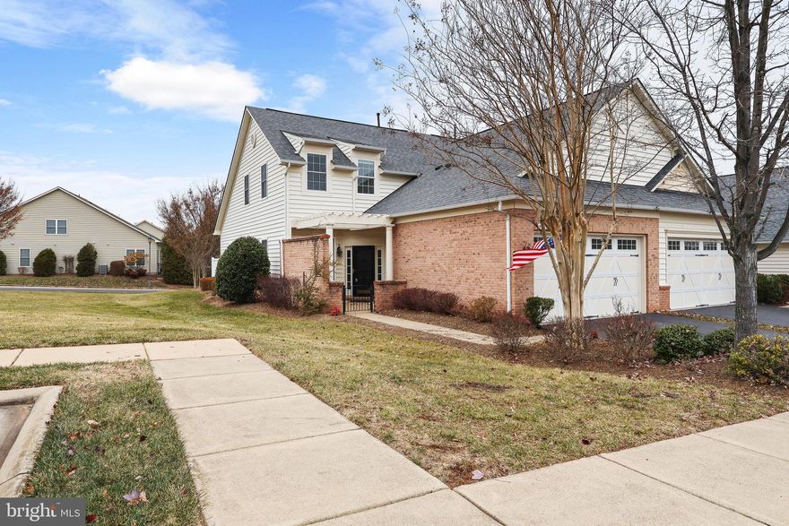 Exceptional Rental in the best 55+ community in Northern VA.  This 2 Bedrooms. 2.5 Baths Villa is an end unit.  It has a gas fireplace, newer upgraded appliances, granite in the kitchen with designer backsplash, and lovely upgraded tile in both bathrooms.  It's spotless and so well cared for. There is a large walk-in storage closet on the upper level, and a large walk-in closet in the primary bedroom.  The gated neighborhood features a remodeled 26,000-square-foot clubhouse, indoor and outdoor pools, tennis and pickleball courts, a fitness center, an indoor track, miles of trails, and even garden plots. Residents can participate in a dazzling variety of clubs, groups, and activities - there truly is something for everyone. Enviable proximity to One Loudoun, the Loudoun County Senior Center, Inova Loudoun Hospital, and Shopping, as well as major routes of transportation.  FOR THE RENTAL APPLICATION,  PLEASE NOTIFY THE LISTING AGENT FOR THE LINK.