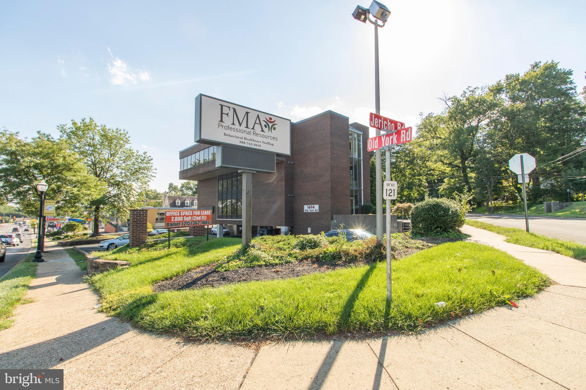 Don't miss out this great opportunity to purchase a 3 story F-2 zoned commercial building located in the heart of Abington Township on Rt 611. The location is fabulous with heavy traffic, easy access from anywhere via cars, SEPTA bus and minutes away from SEPTA Rydal station. This well maintained and highly visible building offers multi space that is good for real estate offices, all professional uses, medical and banks. On-site parking is good for 34 cars (21 covered, 13 open lots), and an elevator for convenience and accessibility. This high income generated investment truly will be your approach to long-term investments and commitment to ethical values resonate with the core of opportunity.