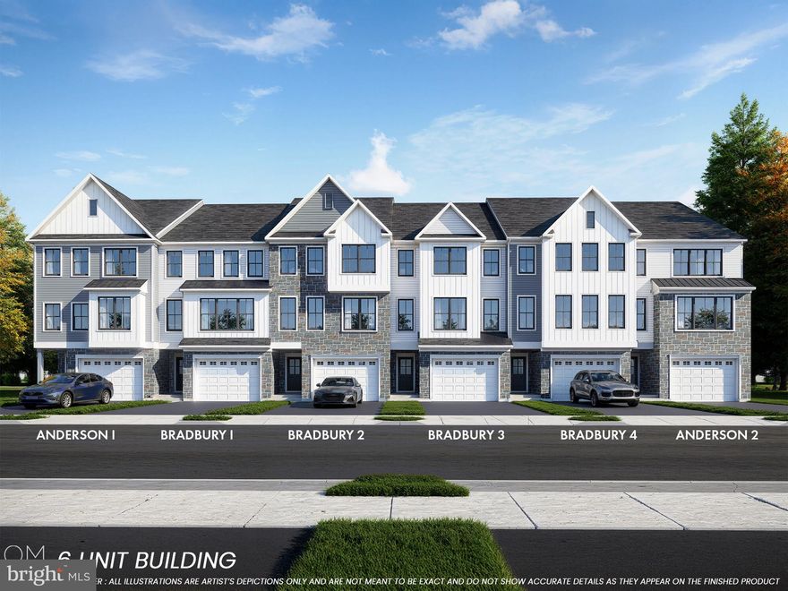 Welcome to Lenape Woods by The Moser Group, located in the charming and historic community of Sellersville, one of Bucks County’s hidden gems. This conveniently located neighborhood offers the perfect balance of small-town appeal and easy access to major routes.

The Anderson is a spacious end-unit townhome that lives like a single-family home, featuring additional privacy, abundant natural light, and an expanded exterior presence. This three-level home offers flexible living spaces designed for today’s lifestyle. The ground level includes a private covered entry, oversized one-car garage with storage, and a versatile flex room ideal for a home office, gym, or guest space.

The main living level features an open-concept layout with a kitchen, dining area, and great room, perfect for entertaining or everyday living. The kitchen includes a center island, pantry, and access to a maintenance-free rear deck.

Upstairs, the primary suite offers a walk-in closet and private bath, along with two additional bedrooms, a full hall bath, and convenient second-floor laundry.

Enjoy nearby outdoor recreation at Lake Lenape Park and surrounding trails, plus quick access to PA-309 and PA-152 for easy commuting. Close to local attractions including the historic Sellersville Theater 1894 and Washington House Restaurant. A wonderful opportunity to enjoy comfort, convenience, and community.  If you’re looking for a vibrant community with a strong "small-town feel," this is the perfect place to put down roots.

Be sure to ask about the Special Financing offer - Neighborhood Opportunity Zone with no Private Mortgage Insurance requirements and low down payment options.