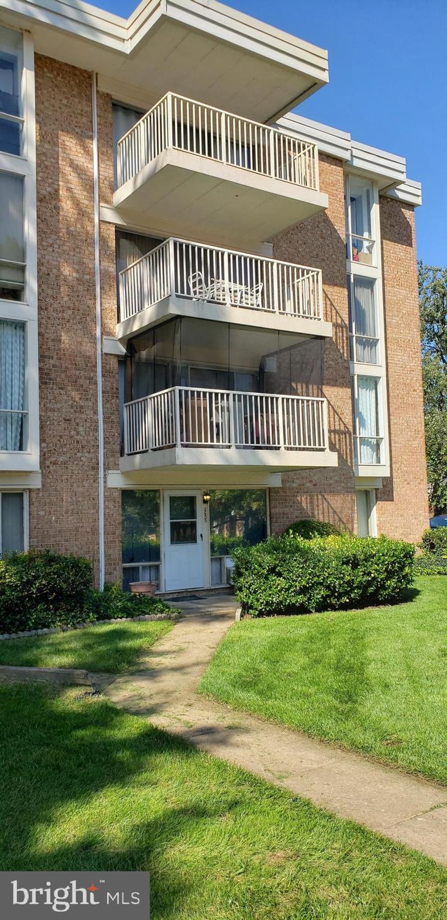 Spacious and bright home in superb location! Over 1100 sqft of living space in this 2 BR end-unit condo featuring a private entrance and lovely patio. Updated kitchen w/newer refrigerator, lots of cabinets, huge living and dining area, large BRs with/abundant closets, updated bath, extra storage; walking distance to metro; restaurants and shops close by. Utilities included!