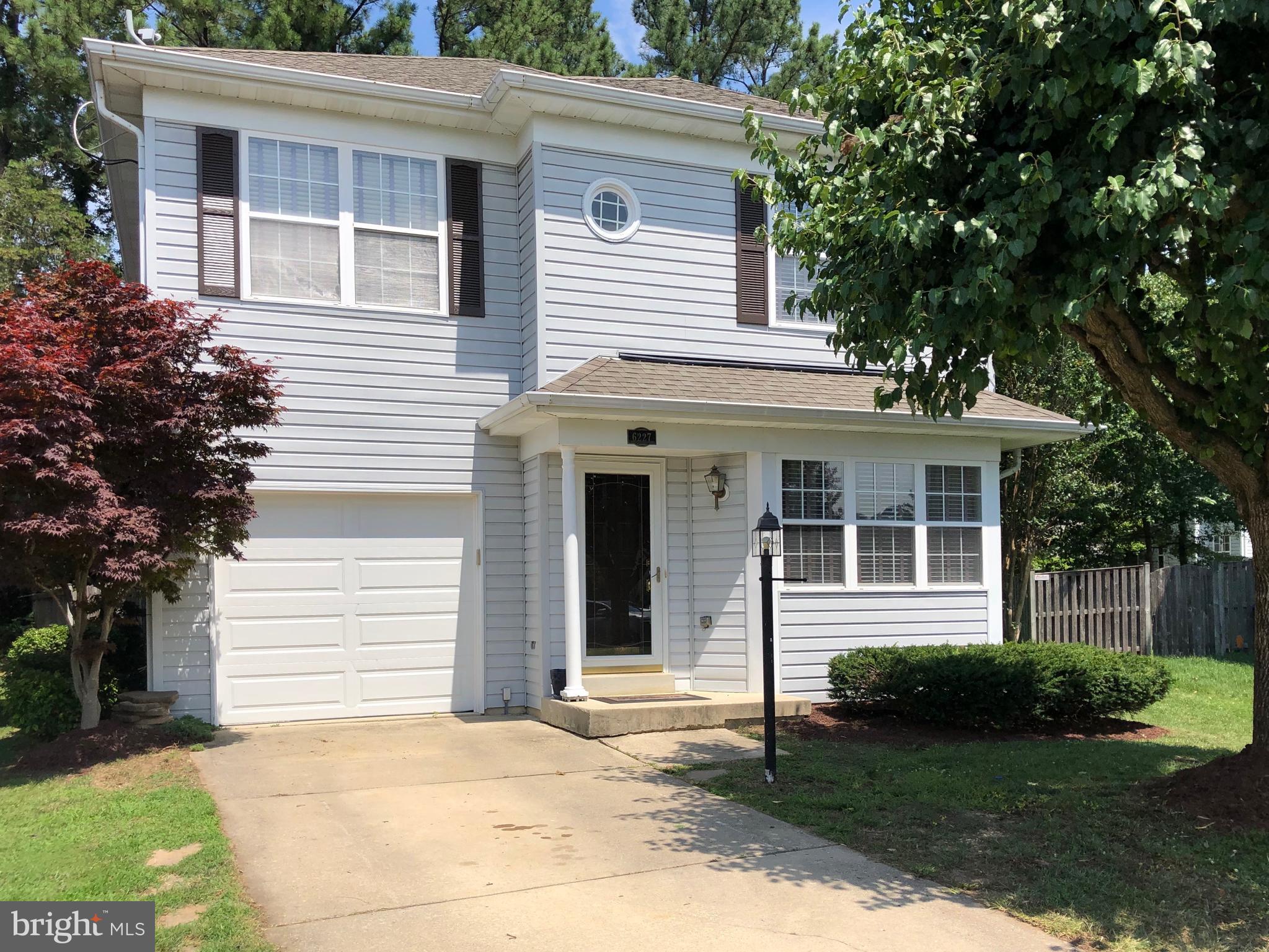 Welcome Home. Charming Colonial located in quiet cul-de-sac. Entry way leads into the family room, dining room and kitchen/living room combo. Kitchen nicely updated with granite counter tops, stainless steel appliances, newer cabinets. Living room access to rear deck. Nice Concrete slab in the fenced in back yard, perfect for grilling in the evenings or relaxing by the fire pit. Powder room on main level. 3 upper level bedrooms and 2 nicely updated full bathrooms w/ new vanities, new flooring and shower touches. Master bath includes soaking tub and glassed in shower. HVAC replaced in 2015. Home just freshly painted. Hampshire Community amenities include community in ground pool, walking trails, play grounds and community center. Great location for commuters, central to Joint Andrews Air Force Base, Indian Head Naval Base, Pax River. Minutes to shopping mall and few favorite restaurants. OWNER OCCUPIED: PLEASE BE RESPECTFUL OF YOUR SHOWING TIME AND FOLLOW COVID19 PROTOCOL, WEAR YOUR MASK AND USE THE STATION AT FRONT DOOR. All offers due by 7/20 6PM