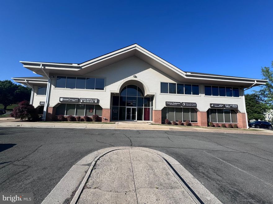 Exceptional Office Space in Prime Sterling Location! Also offered for rent $2400 per month 
Discover a rare opportunity to own a highly functional and versatile office suite in the heart of Sterling. This 1,348 sq ft unit features a welcoming reception area, multiple private offices, and a layout well-suited for medical, wellness, legal, Real Estate or other professional services.
Located within the established Countryside Professional Center, this suite is just off Route 7, minutes from Dulles Airport, Route 28, and Dulles Town Center. Enjoy close proximity to restaurants, retail shops, and essential amenities, all within walking distance. The property also offers ample on-site surface parking for clients and staff.
Whether you're an owner-user or investor, this is a prime commercial space that delivers both visibility and convenience in one of Northern Virginia’s most connected business corridors.