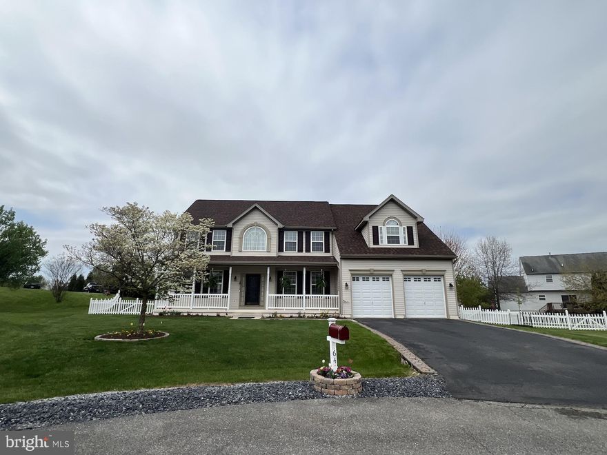 **PRICE REDUCTION**

Welcome to 64 Yardley Court in the sought-after Stonebridge community!

This spacious and beautifully updated 5-bedroom, 3.5-bath home is move-in ready and packed with charm and upgrades. You'll love the fresh new touches throughout—brand new LVT flooring in the kitchen and breakfast area, freshly painted interiors, gutters, cleaned carpets, refinished kitchen cabinets, new countertops, and brand new HVAC and water heater (all done this year!).

Step up to the inviting full front porch and walk into a bright, two-story foyer. To your left, there’s a cozy living room with a gas fireplace and marble surround—perfect for relaxing. On the right, you'll find a formal dining room with classic chair rail detail. The main floor also includes a private office, a spacious family room, an oversized kitchen with a breakfast nook, a laundry room, and a convenient half bath.

One of the best parts? The covered back patio! Whether you're sipping your morning coffee or grilling out in the evening, it’s a great space to enjoy the outdoors.

Upstairs, there are five generous bedrooms and three full baths. The primary suite is a true retreat with a sitting area, two walk-in closets, and a huge bathroom featuring a soaking tub and separate shower. Two additional bedrooms also have walk-in closets and share access to the hall baths.

Downstairs, there's a full unfinished basement just waiting for your personal touch—think gym, rec room, home theater, or extra storage. And don’t forget the roomy two-car garage!

The community has a pool, multiple playground areas, tennis courts all included with your HOA, also in the community there is a golf course with a restaurant The Sycamore. 

Don’t miss your chance to make this one yours. Come see why 64 Yardley Court could be your next home sweet home!