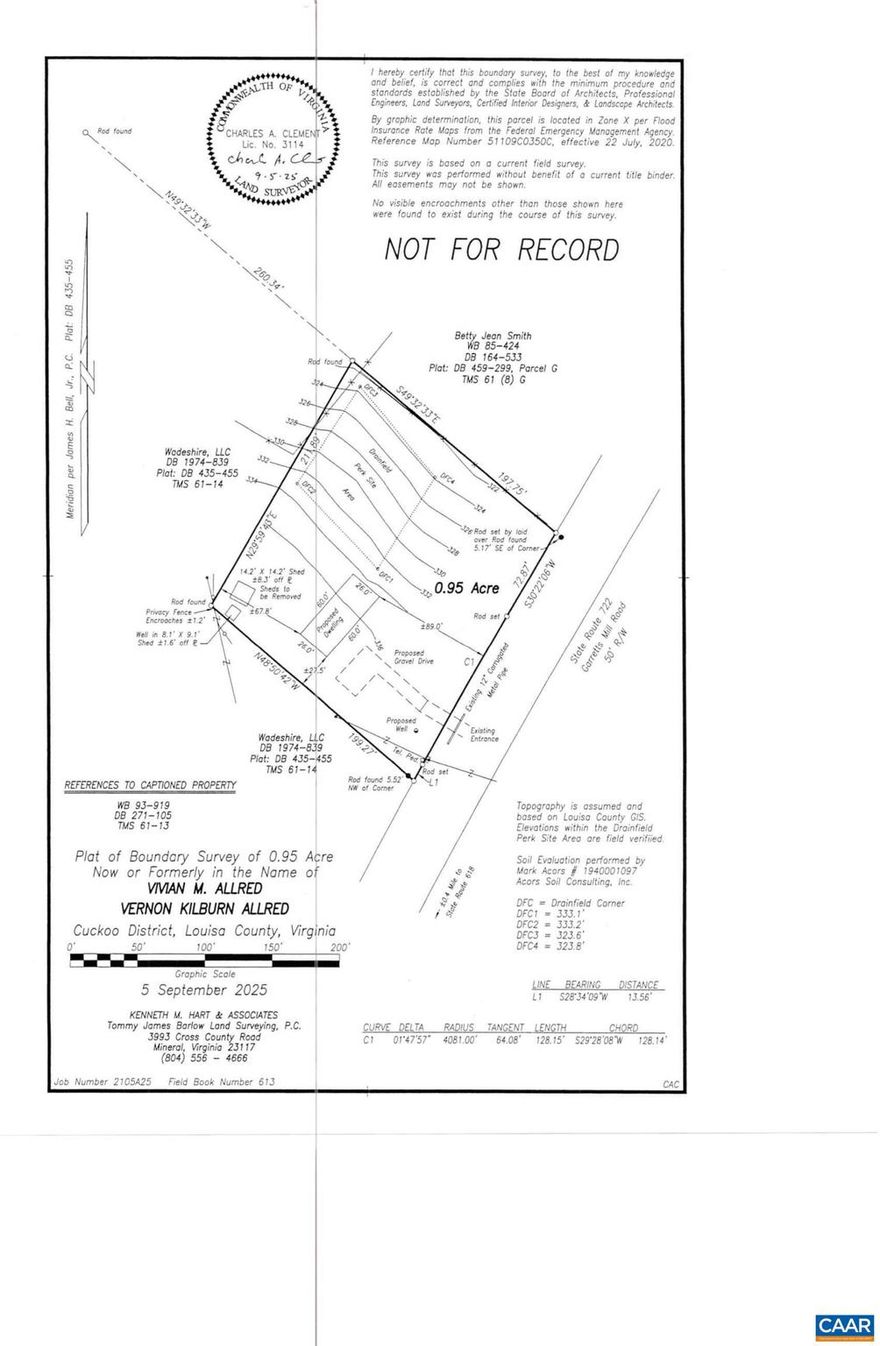 BUILDING LOT, READY TO GO. RECENT SURVEY, APPROVED FOR CONVENTIONAL SEPTIC, ENTRANCE IN.