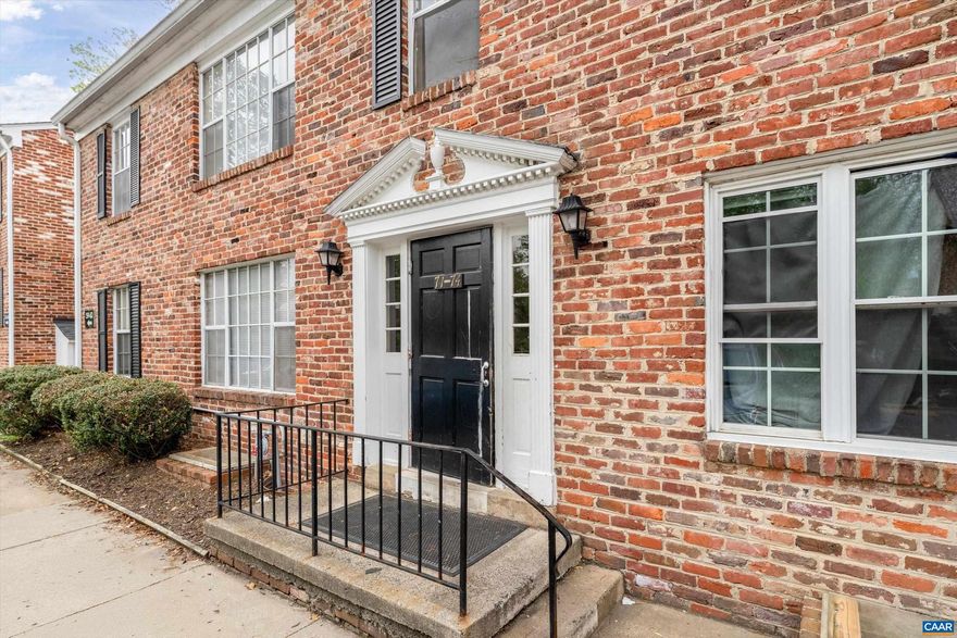 Enjoy affordable living in this spacious 2-bedroom, 1-bath condo at Solomon Court?ideally located near everything Charlottesville has to offer. This well-maintained home features gas cooking, a beautifully updated bathroom, and durable hardwood and ceramic tile flooring throughout.  The monthly association fee provides excellent value, covering gas, water, sewer, basic cable, trash service, snow removal, exterior maintenance, a picnic area, and access to a community laundry facility. There is also potential to add in-unit laundry for added convenience. Conveniently situated just minutes from Stonefield, Barracks Road Shopping Center, local schools, and UVA, this home offers easy access to shopping, dining, and employment centers. Includes one assigned parking space plus additional guest parking. A fantastic opportunity for buyers seeking comfort, convenience, and low-maintenance ownership at an accessible price point.,Formica Counter,Wood Cabinets