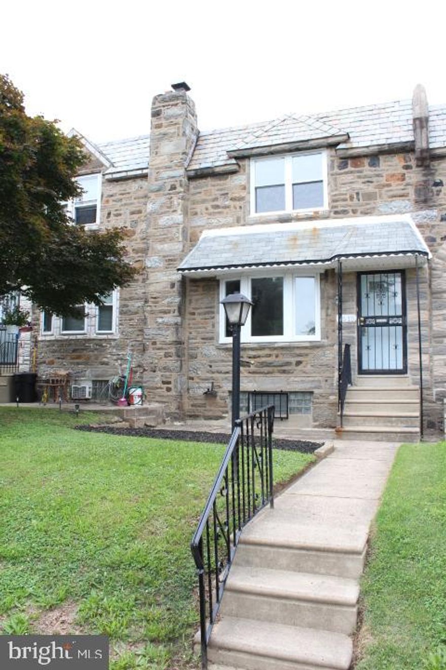 Wow! Take a look at this beautiful two story AirLite row home located in the Northeast Section of Philadelphia.  This home is absolutely Gorgeous!!! As walk up to the front of this property you will notice the nice and beautiful carb appeal with a nice sized front yard area and an awesome sized patio area that is good for sitting outside on those nice sunny days.  The 1st floor features a nice spacious living room & dining room with beautiful new Luxury Vinyl Plank flooring, freshly painted walls and nice new recess lighting and an awesome ceiling fan with a remote.  There is awesome sized new kitchen that features awesone new Luxury Vinyl Plank flooring, recess lighting, deep stainless-steel sink, awesome granite counter tops with beautiful back splash, spacious cabinet & counter space and awesome pendant lights over the side countertop and a new microwave, stove, and refrigerator with an ice maker.  As you walk up to the 2nd floor you will notice the nice newer carpet on the steps and the spacious hallway with nice newer floors.  The 2nd floor features 3 awesome size bedrooms with an updated full hall bathroom. The master bedroom is Large with a 3 good size closets & beautiful new carpet, paint, doors and a nice new ceiling fan with a remote.  The middle bedroom is a good size with good closet space, beautiful new carpet, paint, doors and a nice new ceiling fan with a remote. The back bedroom is an awesome size with good size closet space & beautiful new carpet, paint, doors and a nice new ceiling fan with a remote as well.  There is an awesome size full updated hall bathroom that is nice and clean that features a new skylight, new light fixture, nicely tiled shower/tub area with new fixtures & new Luxury Vinyl Plank flooring, nice new vanity and an awesome new toilet.  There is a nice sized newly renovated finished basement that features nice new Luxury Vinyl Plank flooring, new recess lighting, new paint, new doors, and that could be used as a fourth bedroom, office or a family room.  And it features a nice sized laundry area with a nice size utility sink, Utility room and etc.  And this finished basement also has a new renovated half bathroom that is nicely tiled with nice new flooring and a new toilet and vanity with nice new lighting.  This basement also features a new back door that will lead you to the back of the property.  And this basement also has inside access to the nice and clean 1 car garage with a nice garage door and garage door opener with remote with an outside keypad as well.  This property has been well maintained through-out and also features a new main roof and a Skylight as of 4/2022. Updated Plumbing, Updated Electrical, some newer windows throughout, new front & back door. The main heating system & water heater was replaced in approximately in 2017. And the property has been freshly painted throughout.  And much more.  So as you can see this home has been very well kept & cared for. You will have to see this home to appreciate. This home is a great buy and as a new homeowner YOU will enjoy your new home and all of the features of this home.  It's within walking/driving distance to Shopping, transportation and much more. This home is a Must See. Just pack your bags and move right in.  This home will not last long. So schedule your appointment Today!