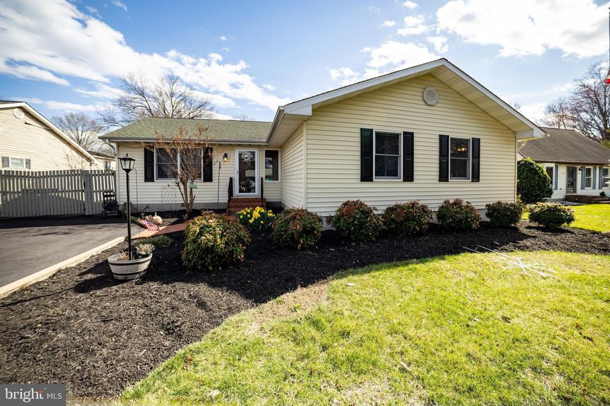 Welcome to this Charming 4 bedroom, 4 bath rambler nestled in the water privileged Cloverfields community.   Relax and enjoy the many community amenities to include private sandy beach, boat ramp, marina, pool, playgrounds, clubhouse and so much more!  This home features and updated, open floor plan boasting plenty of natural sunlight.  Gourmet kitchen is perfect for entertaining overlooking the perfect evenings relaxing by the fireplace in the spacious family room.  Primary bedroom offers a super bath and large walk in closet. Other features include a formal living room, 3 more generous sized bedrooms, 3 additional full baths, vaulted ceiling, skylights, recessed lighting, beautiful LVP flooring throughout, detached oversized garage, large backyard with above ground pool and beautiful landscape.  All conveniently located and minutes from the Bay Bridge.  Eligible for USDA financing too ! Hurry, this lovely home will not last!