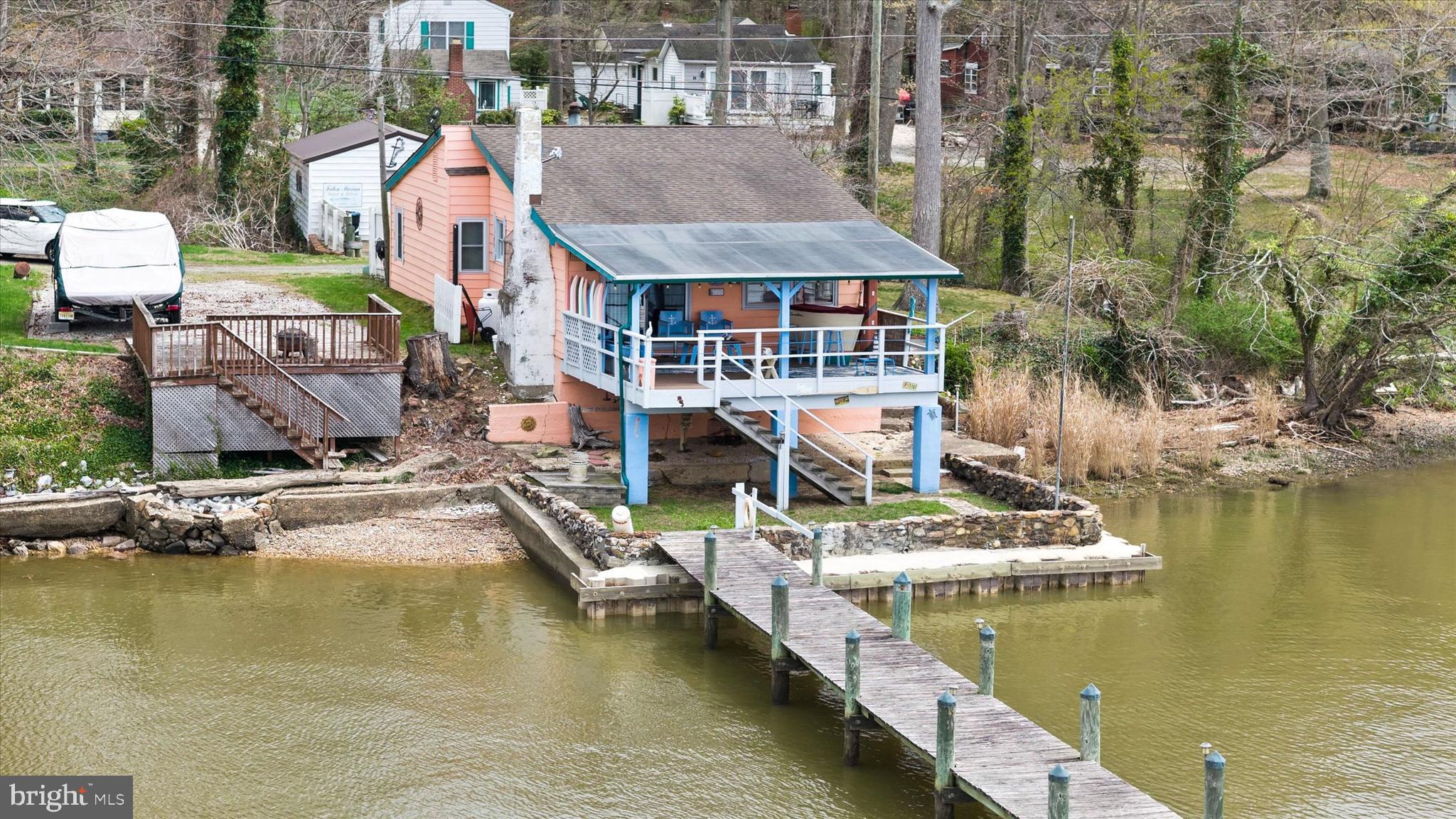 Back on the Market... Great Opportunity!
MAJOR PRICE REDUCTION ON Prime location in the Upper Chesapeake Bay! Super charming and cozy fully furnished waterfront home offers a peaceful retreat with stunning panoramic views of the Elk River. This fantastic home is nestled on a corner private lot and featuring a 150-foot dock, Brand new Concrete Bulkhead in addition to an attached 6' wide floating dock that provides easy access to the water for your boating and recreational activities. Whether you are looking to unwind or entertain, this home combines privacy, comfort, and effortless waterfront living in a truly serene setting. A perfect blend of comfort and low-maintenance living, this one level home includes 2 bedrooms and 1 full bath, making it an ideal choice for those seeking waterfront living with easy upkeep. The current owner has taken meticulous care of this home for 53 years! Any inspections are for informational purposes only. Close to all major highways and minutes to close to the cities of Elkton, MD, Newark, DE , and Wilmington, DE.