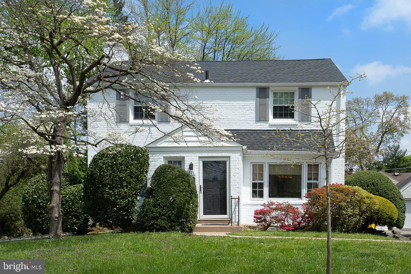 Welcome to 621 Latham Drive in the highly sought after South Ardmore Park neighborhood. This beautiful 3(4) Bed/2.5 bath brick colonial home will be sure to delight from the moment you open the front door. From the center hall, enter into the spacious Living Room with decorative crown molding, hardwood flooring and, fireplace. The sun-drenched Dining Room with large picture window and window seat (perfect reading spot & great storage) opens into the newly remodeled Kitchen. The Kitchen boasts new stainless steel appliances, new cabinets, new quartz countertops, center island, oversized sink, recessed lighting and pantry. A Den with built-in shelving, Powder Room and Mudroom with door to the side yard complete the main level. The second floor features the Primary Bedroom with hardwood flooring, ceiling fan, 2 closets, one custom outfitted and updated, tiled Primary Bathroom with stall shower. Bedroom #2 is attached to a bonus homework/office/hangout room that can be used as a bedroom if needed. Additionally, there is a 3rd Bedroom and an updated hall Bathroom. Enjoy hanging out in the versatile finished Basement with wet bar. Laundry, mechanicals and ample storage can be found in the unfinished section of the Basement. Large, flat backyard with covered stone patio, ideal spot for grilling and entertaining just in time for summer. Amazing location, just steps away from South Ardmore park with playground, fields, tennis courts and walking path. Close to restaurants and shopping. Award winning Lower Merion School district.