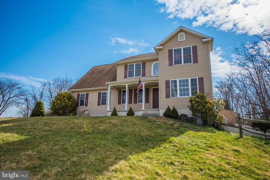 Large Colonial on 1.65 Acre lot, 4 Bedrooms, Bonus Room, Family Room w/ gas fireplace, Living Room, Dining Room, Garage converted to 2nd Master Suite, finished basement, 3 full baths, 2 half baths.  Fencing, greenhouse, must see!