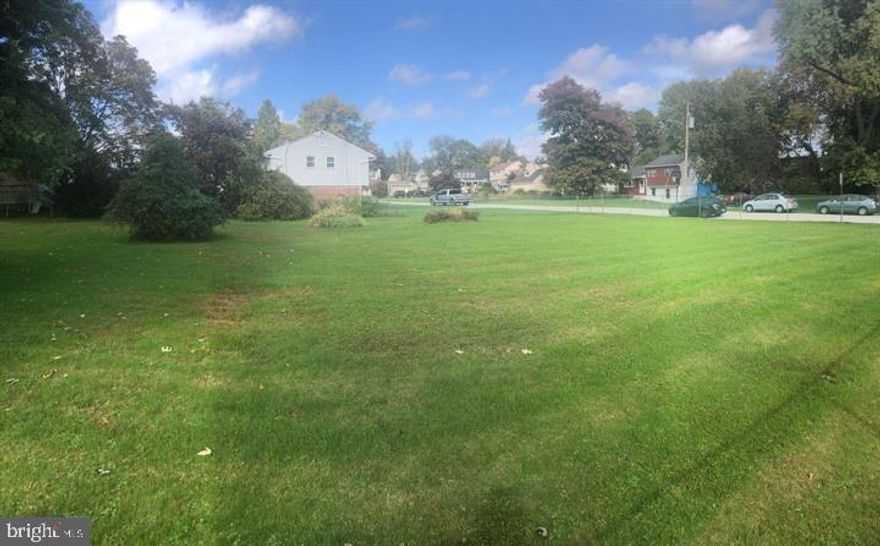 The Owner has applied for final approval of subdivision of the property into two building lots facing Patterson avenue.  They back up to the home at 109 Wellington road which he will retain. This is a great neighborhood, less than two blocks from the popular Penn Delco schools. Included in the sale are permit floor plans created by an architect, for 2 Two story colonial homes! Plans provided by request. Each house features 4 bedrooms and 2.5 baths, a garage and a basement.  Public water and sewer available.  Taxes listed are for the exisiting house, actual taxes have not been determined yet for the lots.  This is a rare opportunity as there is very little flat buildable land left in Aston. with public sewer, water AND gas readily available.