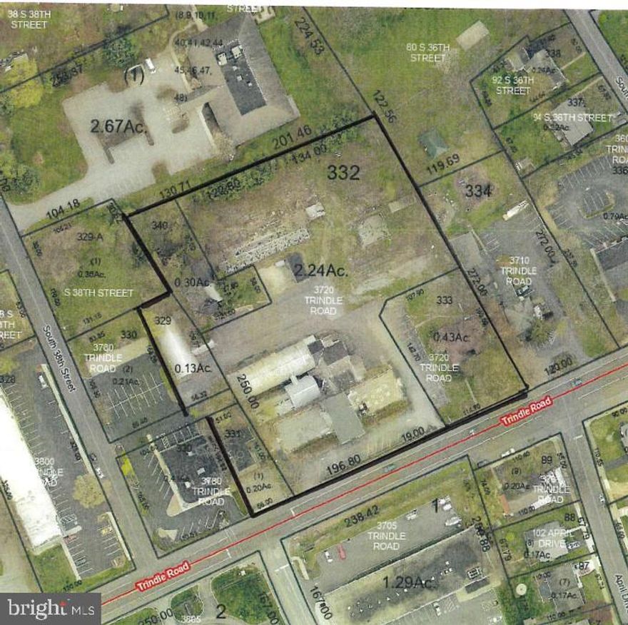 3.29 acres of Commercial Land for sale OR lease. Consist of five parcels # 10-21-0275-329, 10-21-0275-331, 10-21-0275-332, 10-21-0275-333 and 10-21-0275-340. Great location close to Camp Hill Shopping Center, YMCA, McDonalds and much more. Traffic signalization, Traffic Count 16,000 VPD.

 Property can also be Ground leased or built to suit .

Owner is a Pa Real Estate Agent